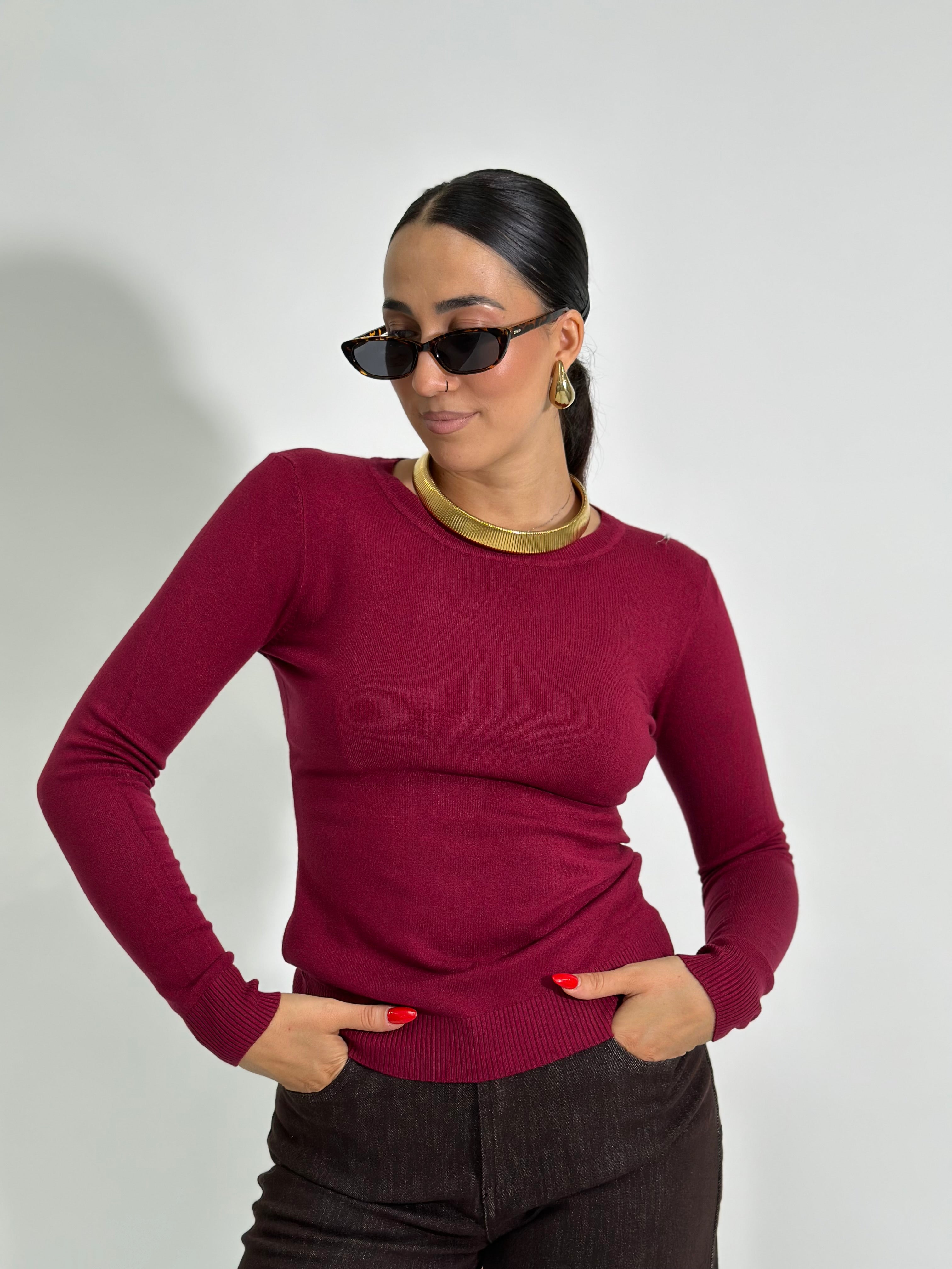 Maglia giro collo basic 1020 3+1 OMAGGIO