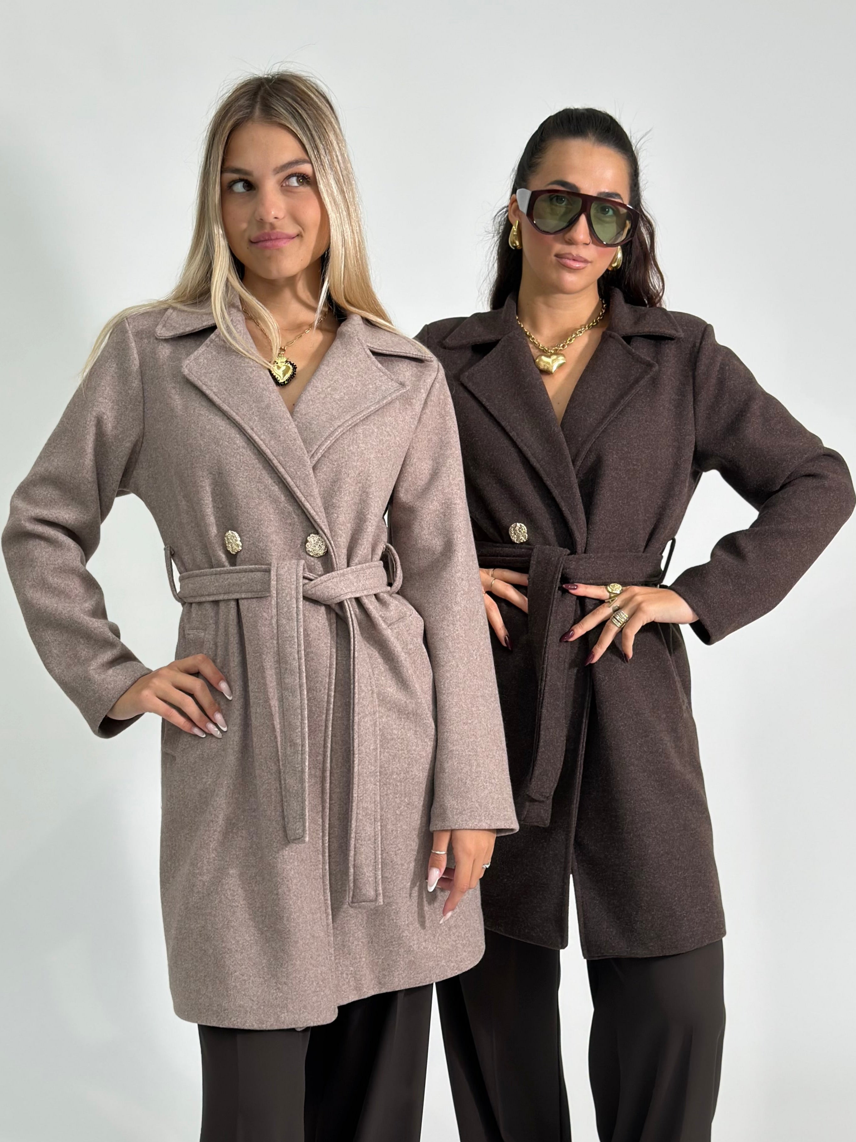 Cappotto trench 90996 BEIGE