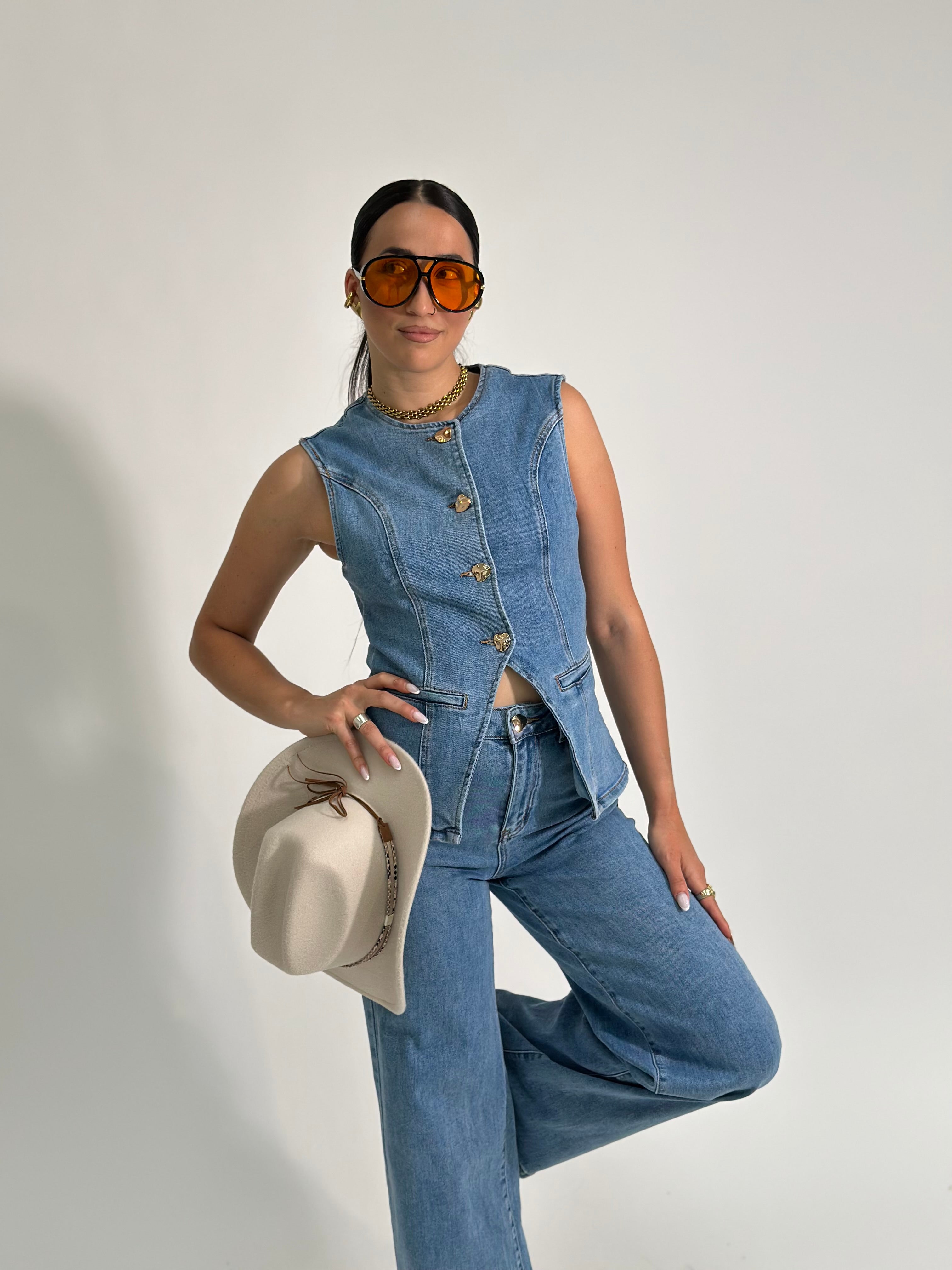 Completo denim YX559