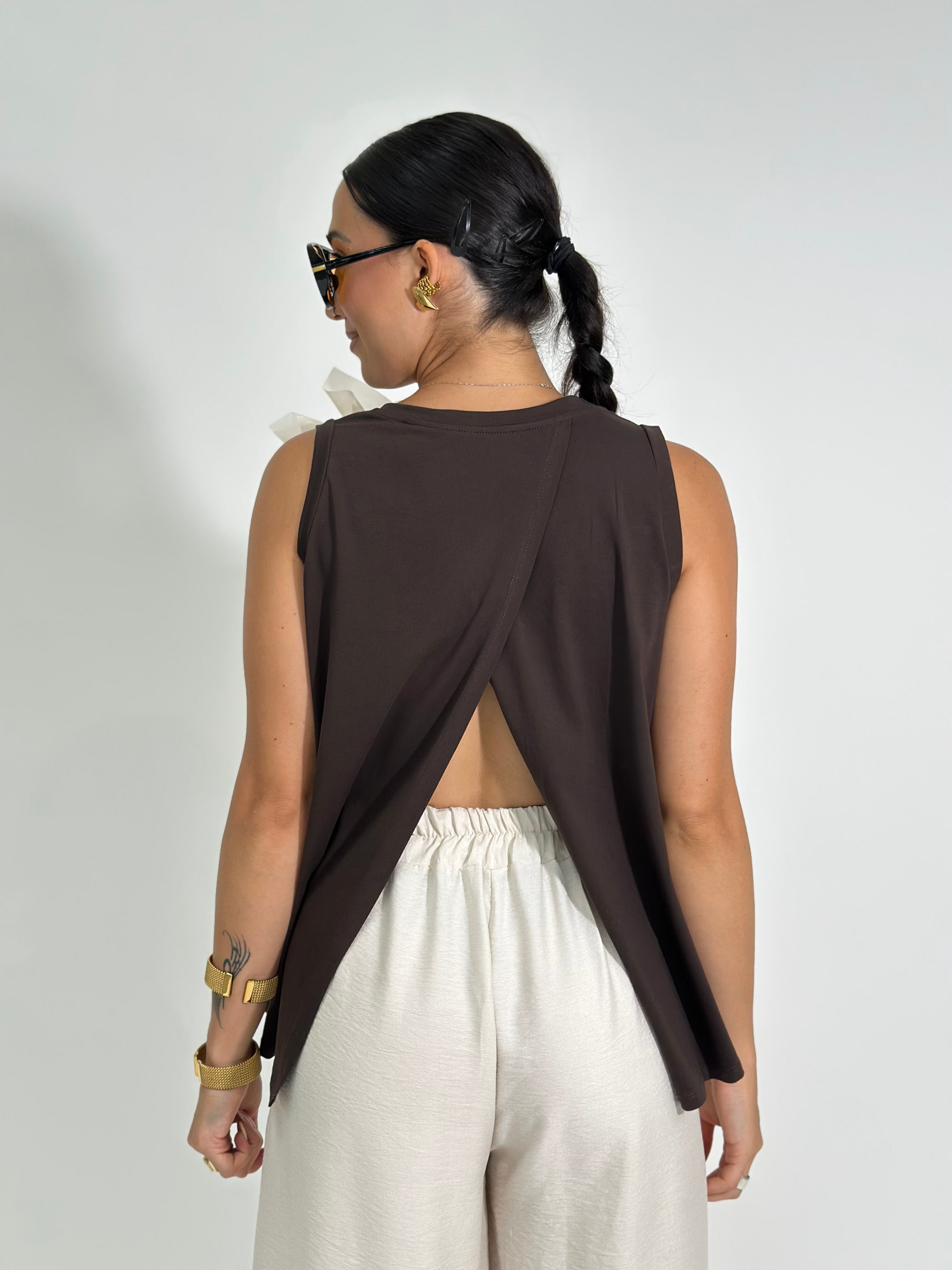 Maglia fiore 688 MORO