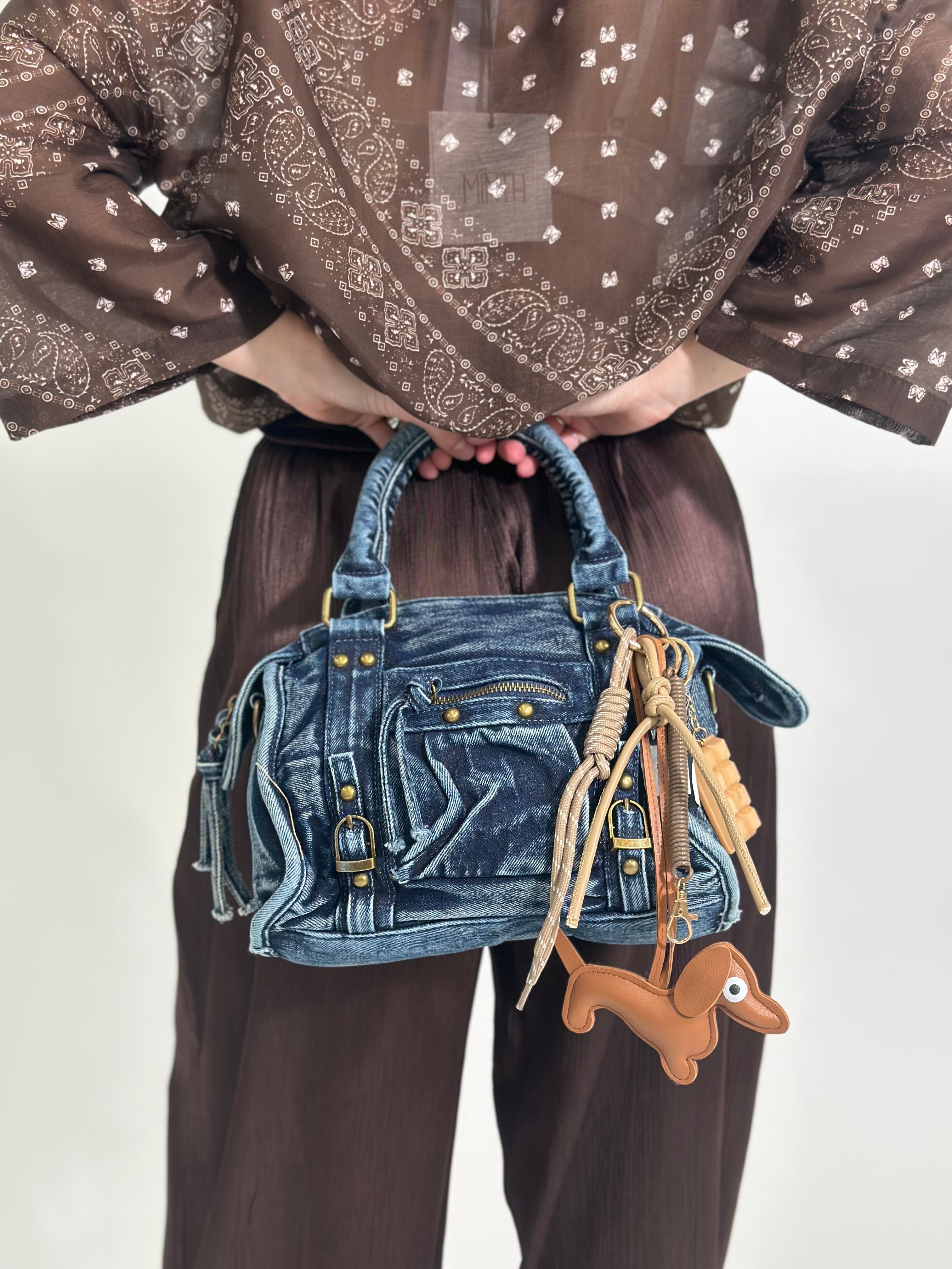 Borsa jeans 9780 AZZURRO