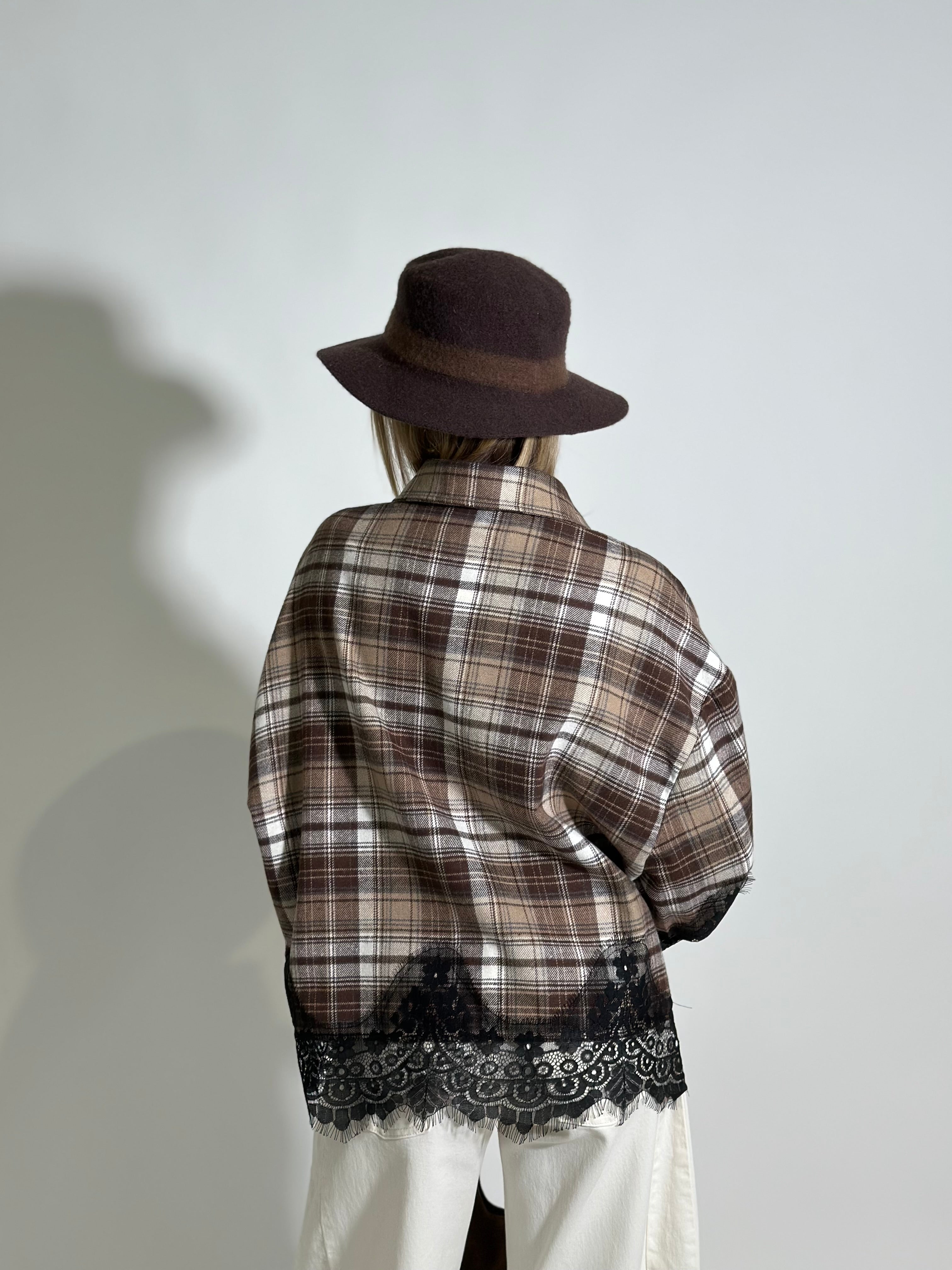 Camicia quadri pizzo 80260 MORO