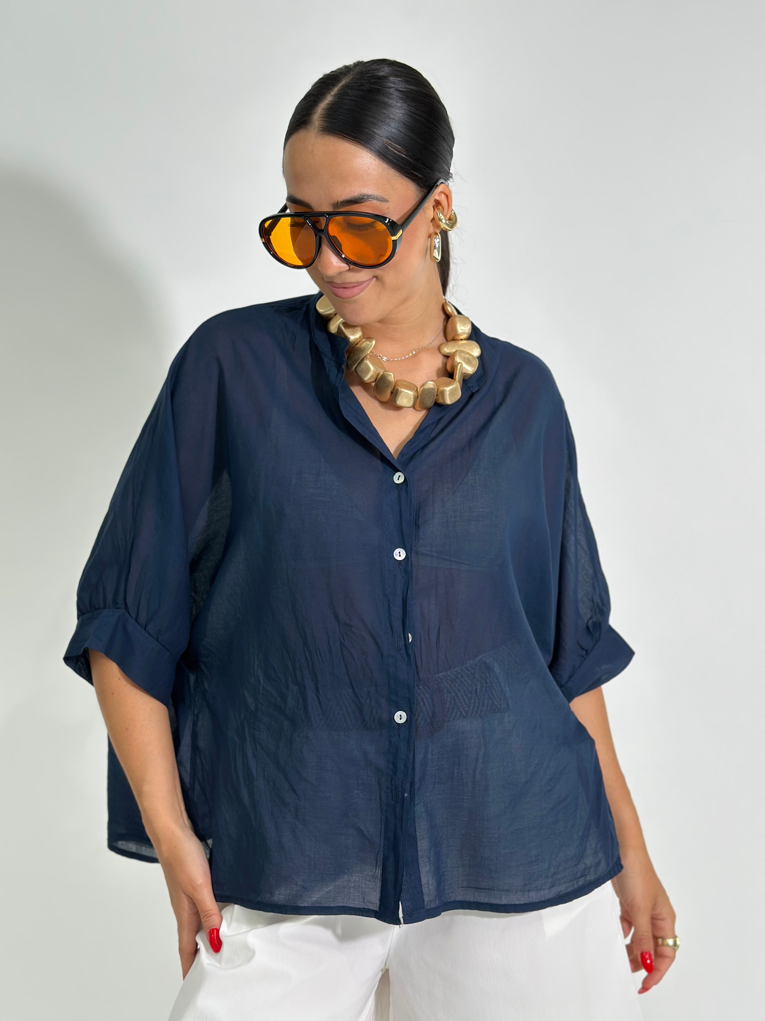 Camicia scatoletta 5568 BLU