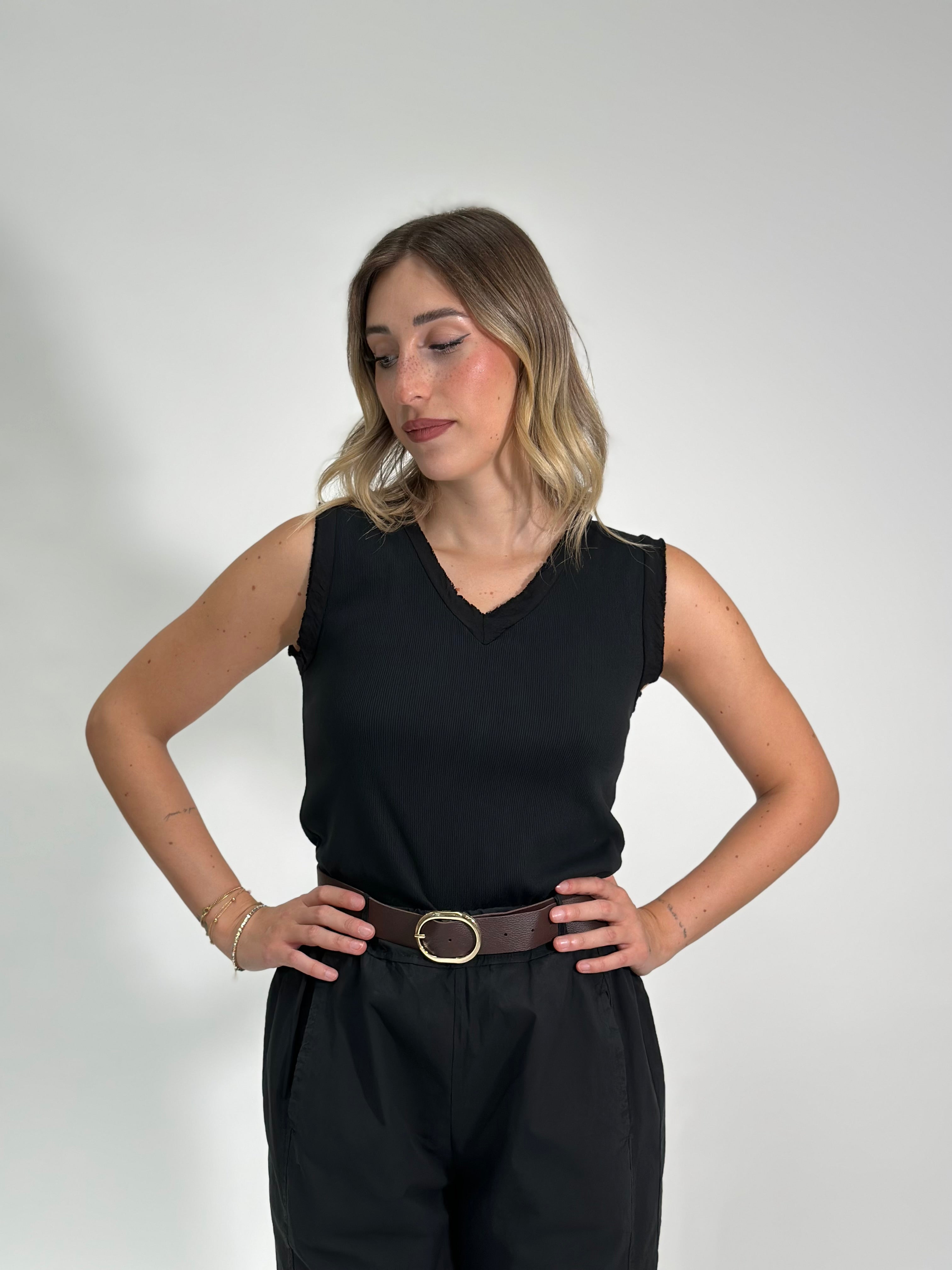 Canotta costina satin 6621