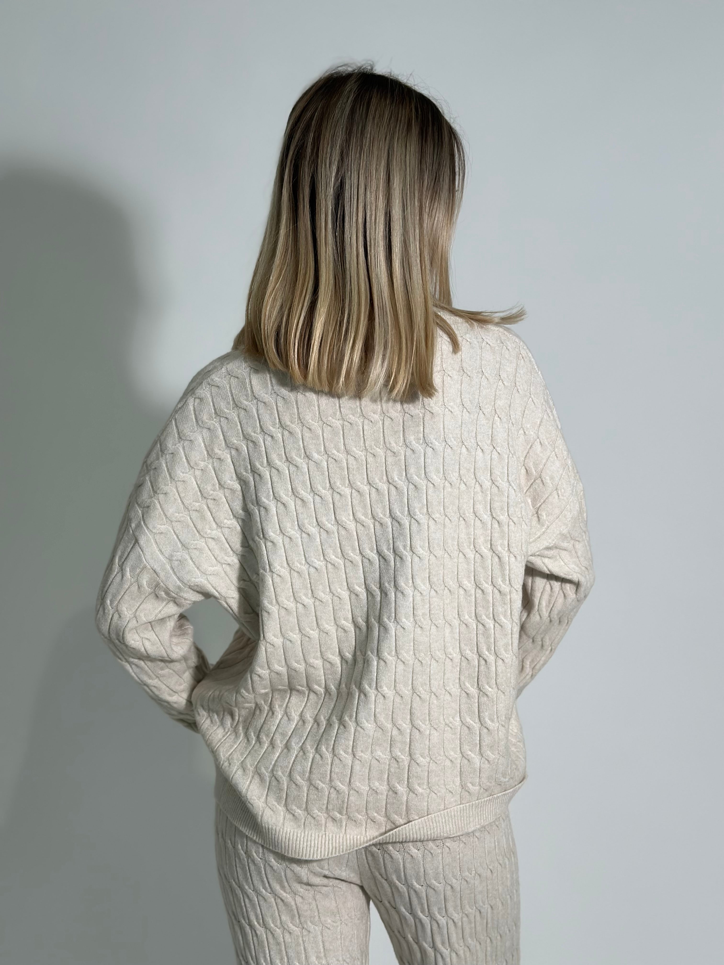 Completo maglia treccia QF9876 3+1 OMAGGIO