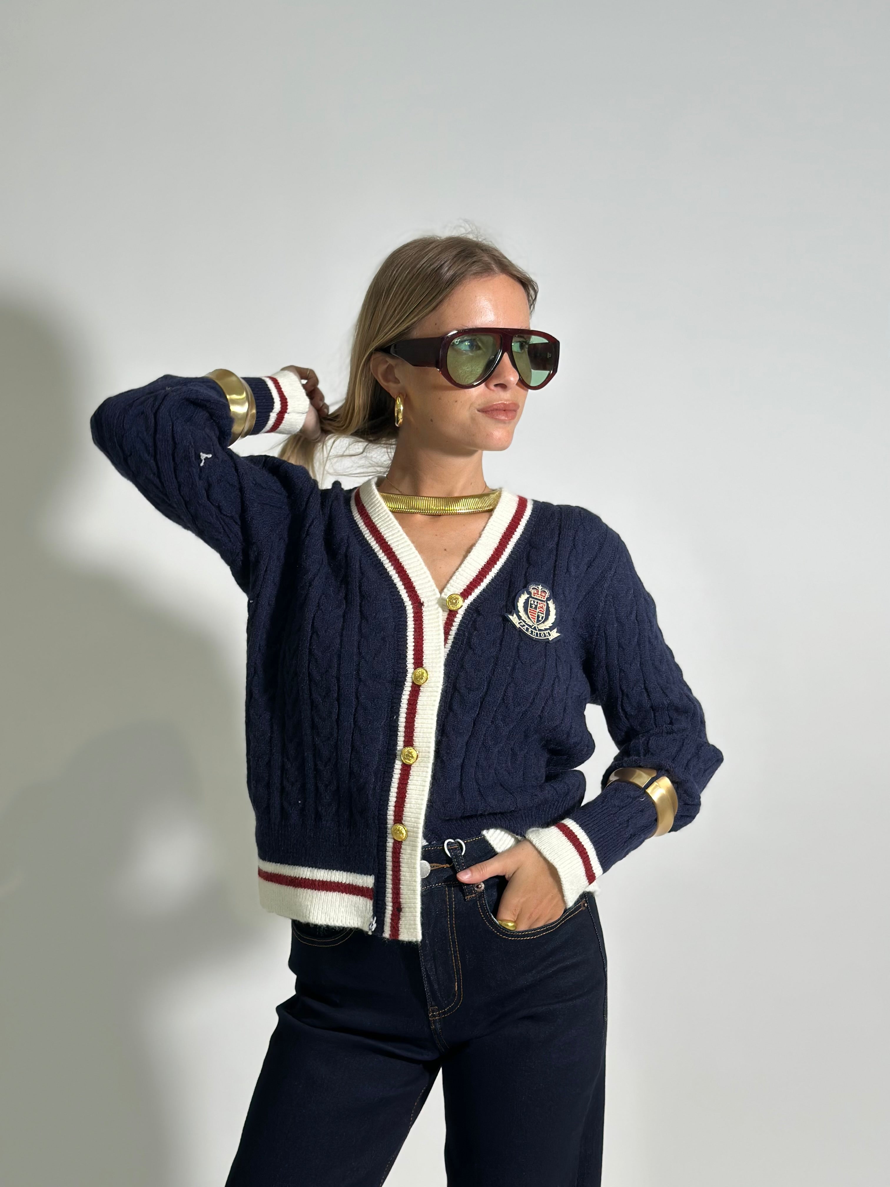 Cardigan 9388 BLU