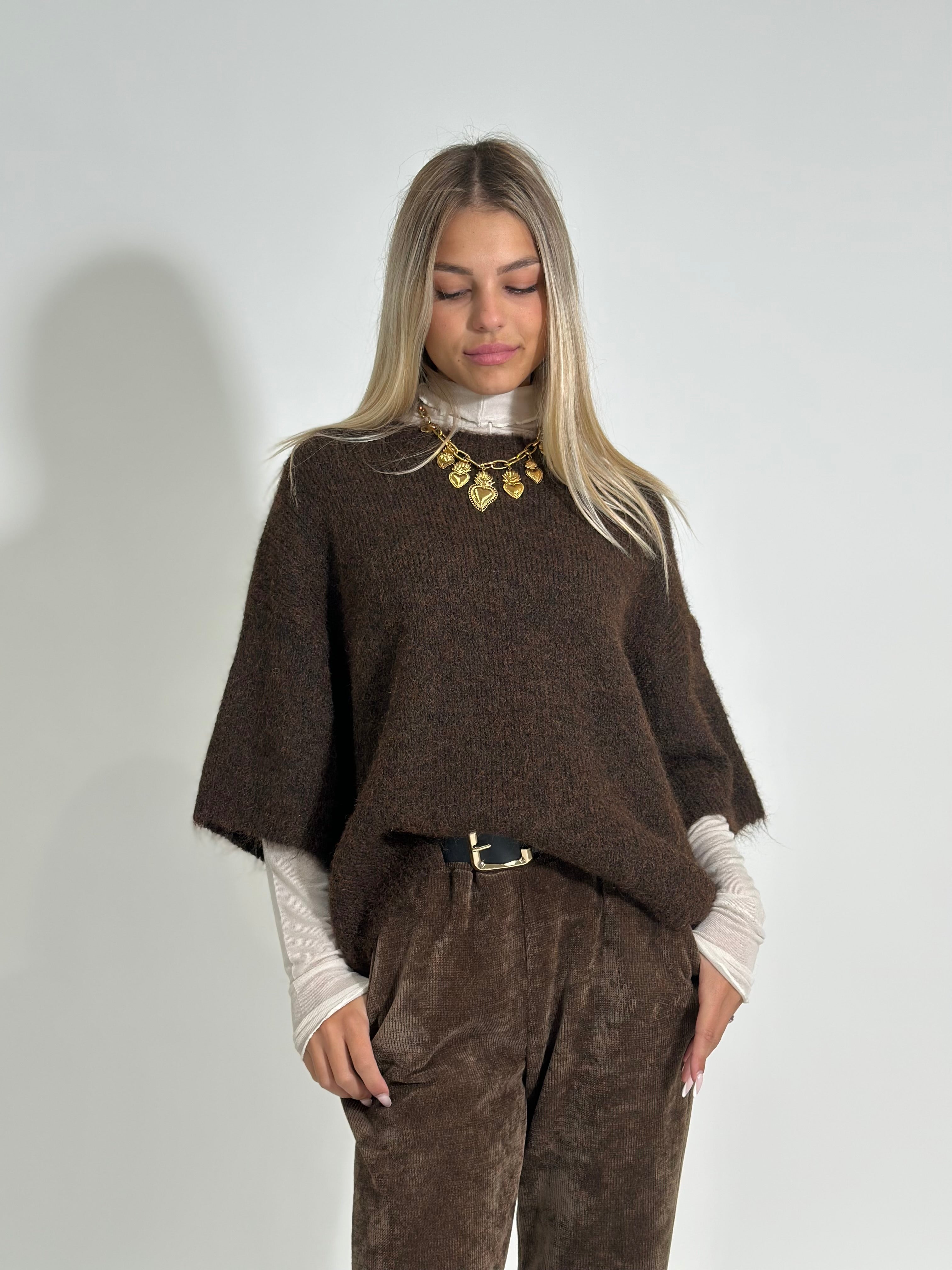 Maglia scatoletta A25179 MORO
