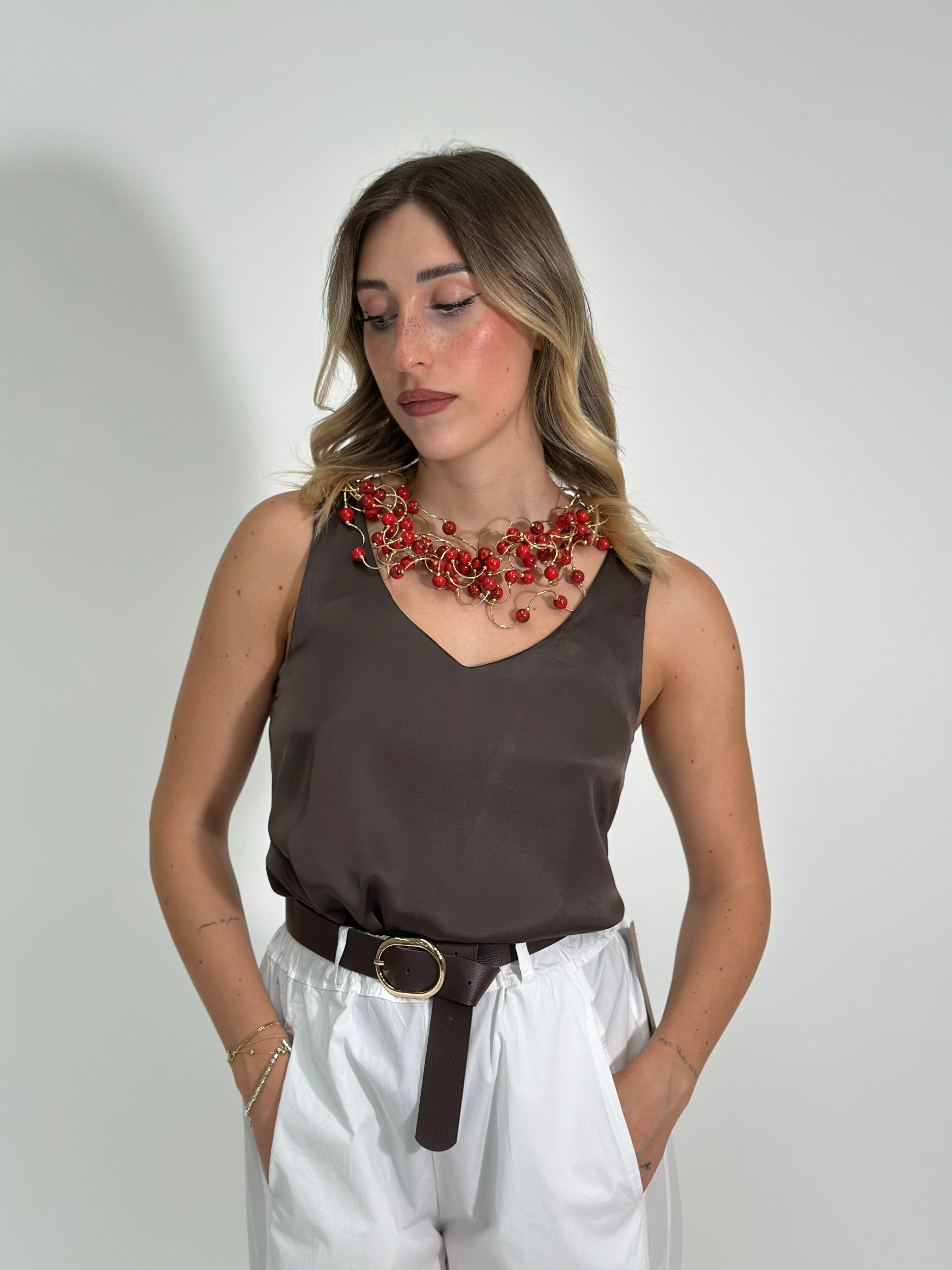 Canotta satin 10728 3+1 OMAGGIO