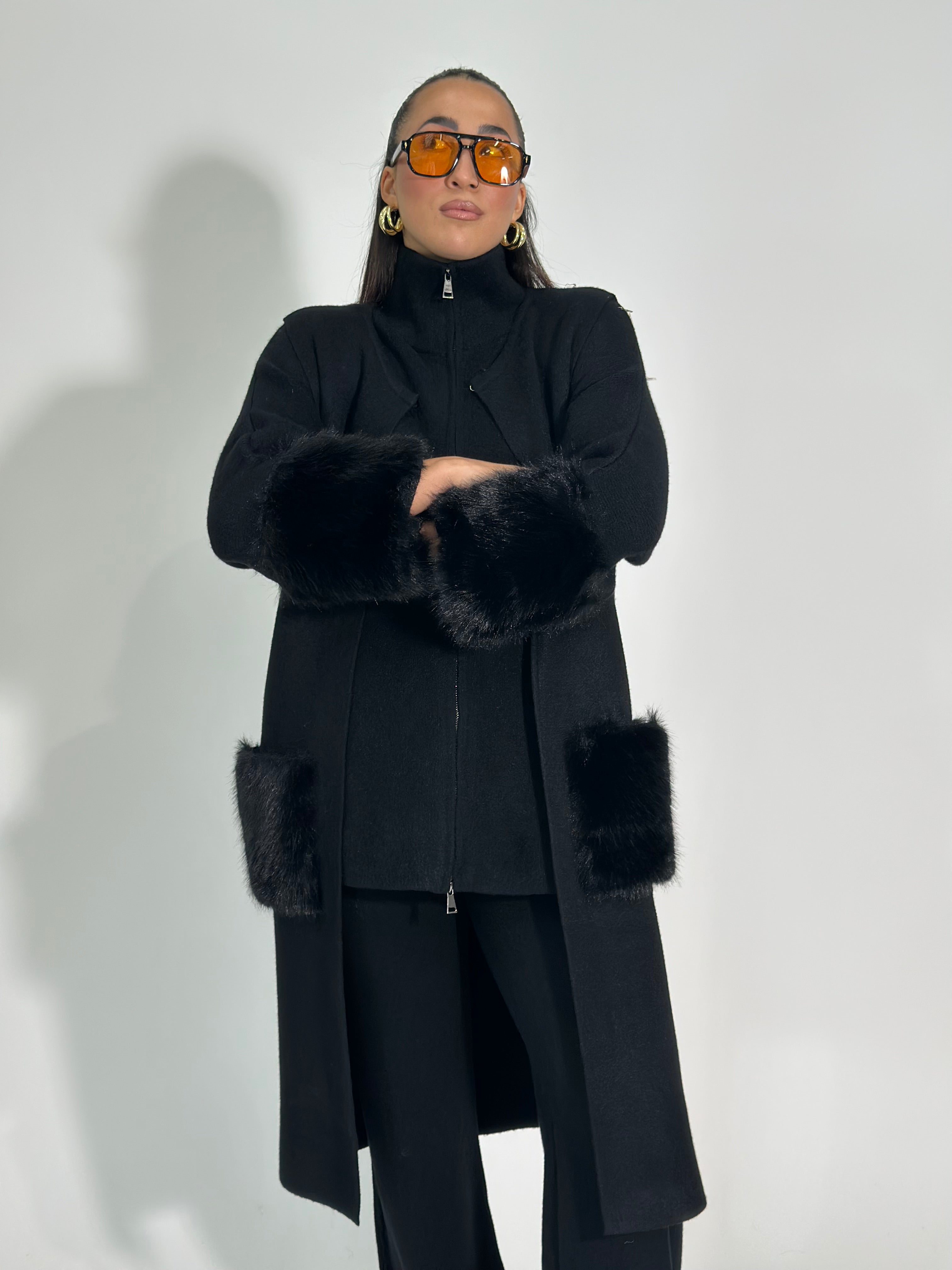 Gilet tasche C689 NERO