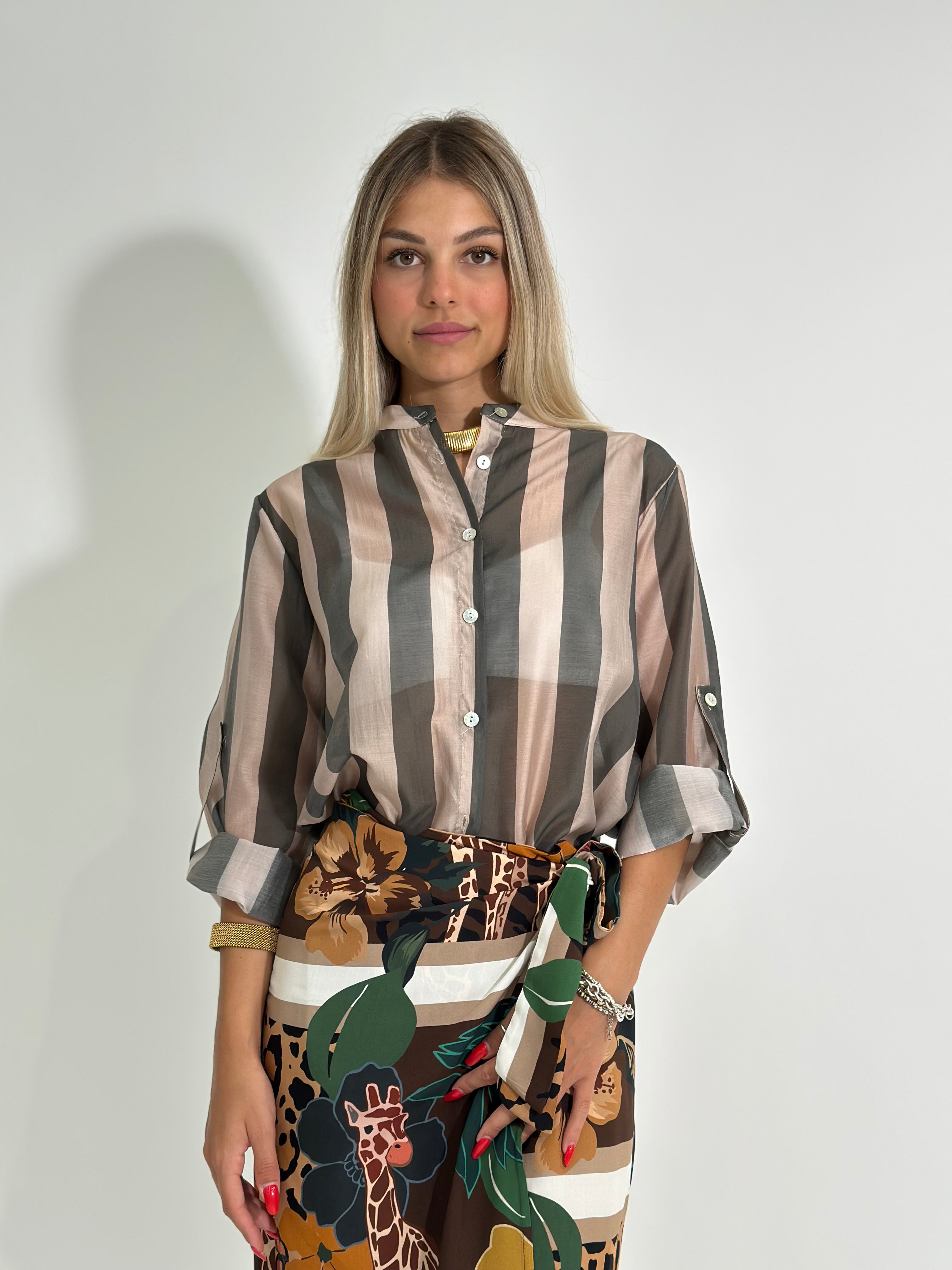 Camicia riga 21504 JUNGLE