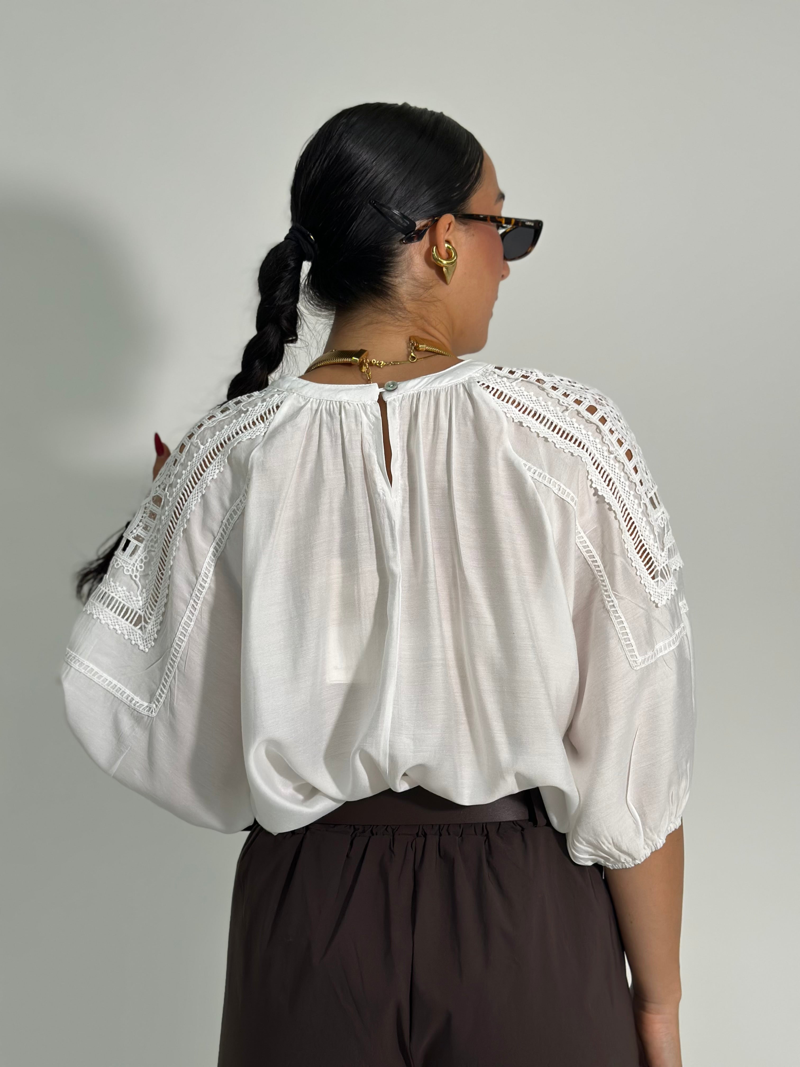 Camicia pizzo 9121