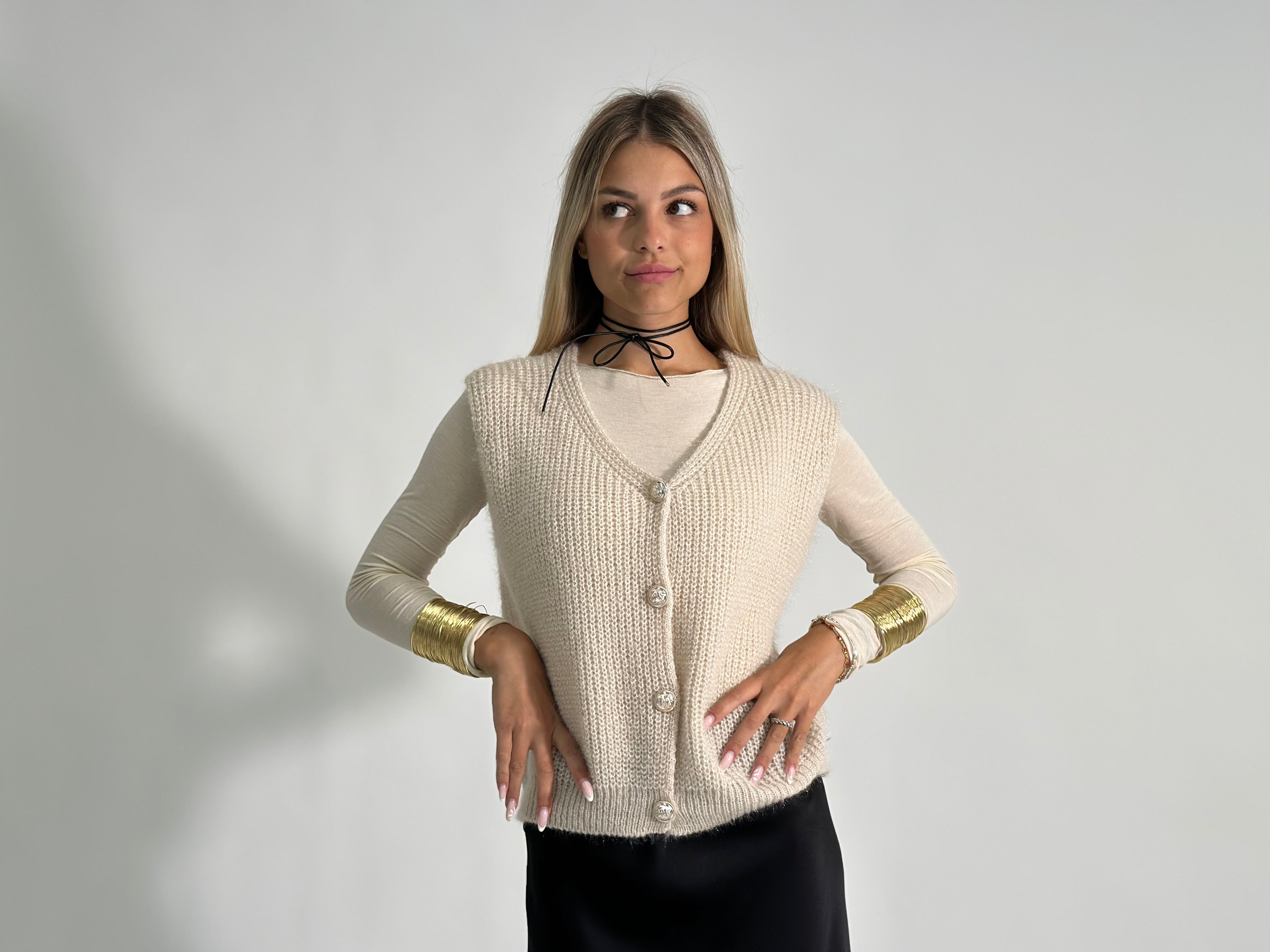 Gilet 8889 PANNA