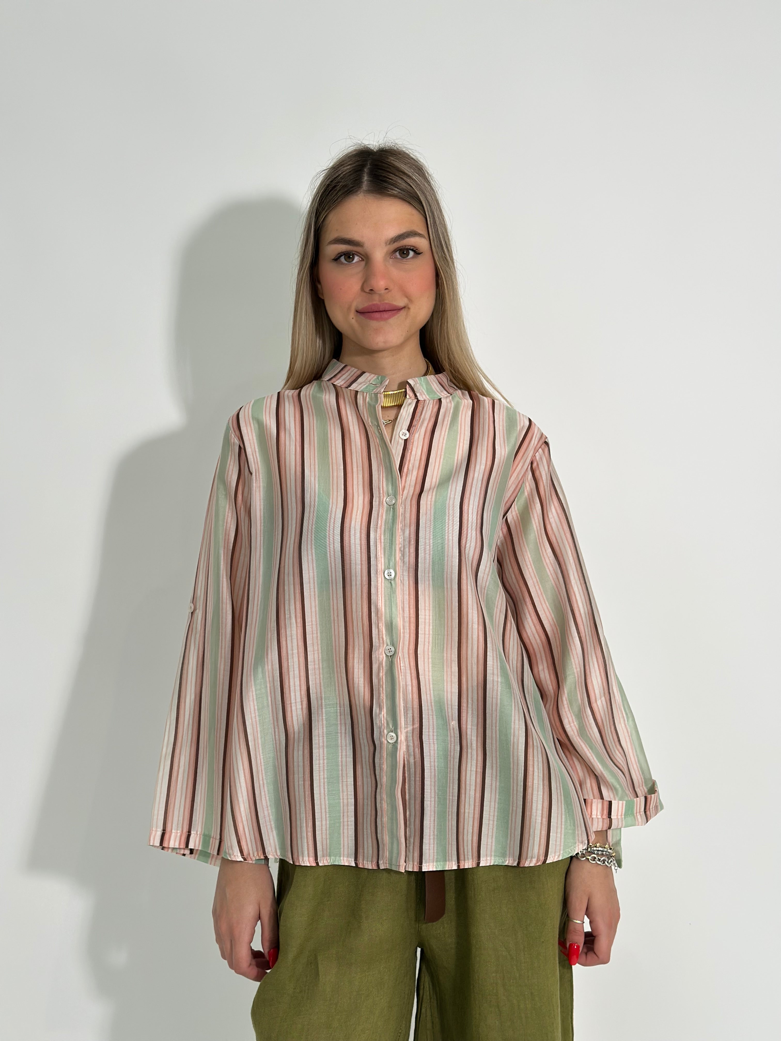 Camicia soft over 5592 ROSA