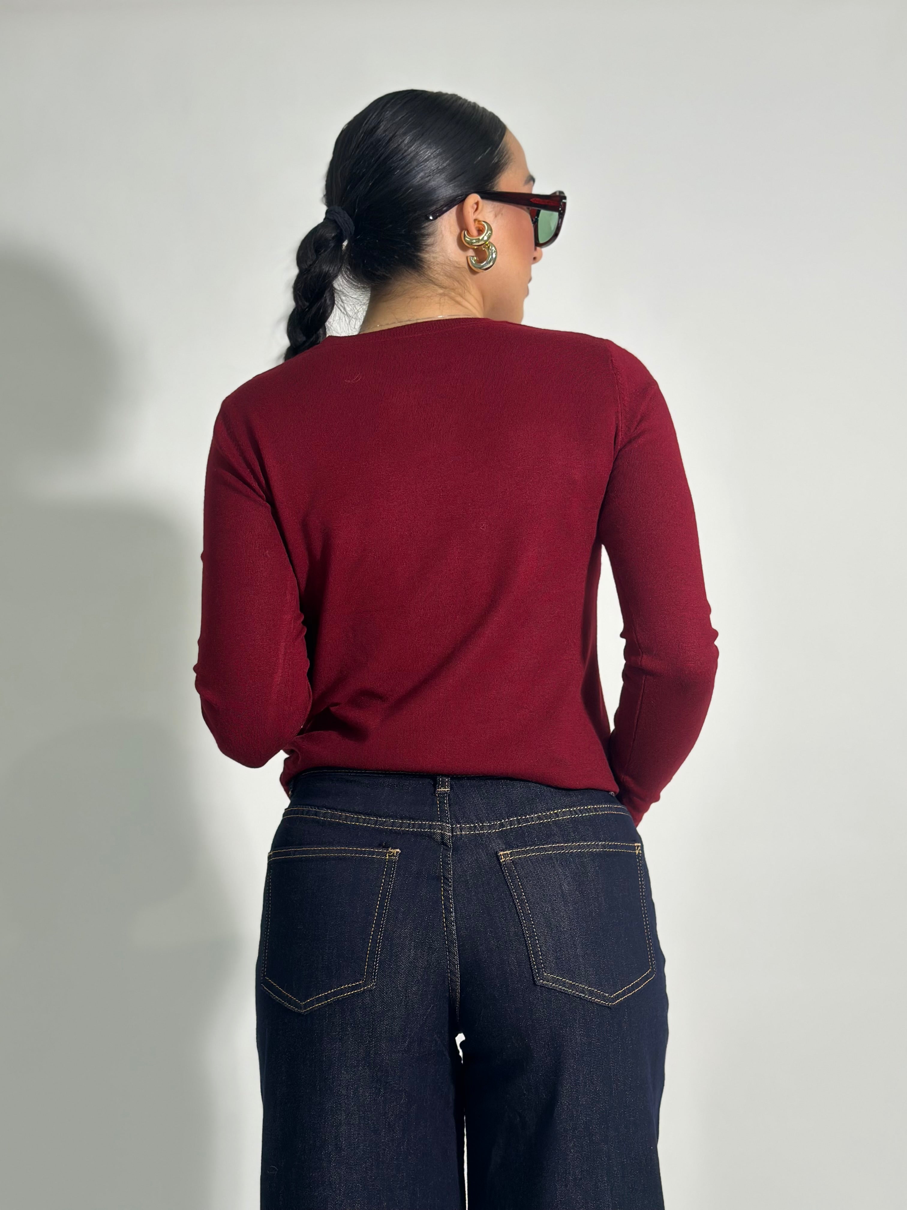 Maglia girocollo basic C652