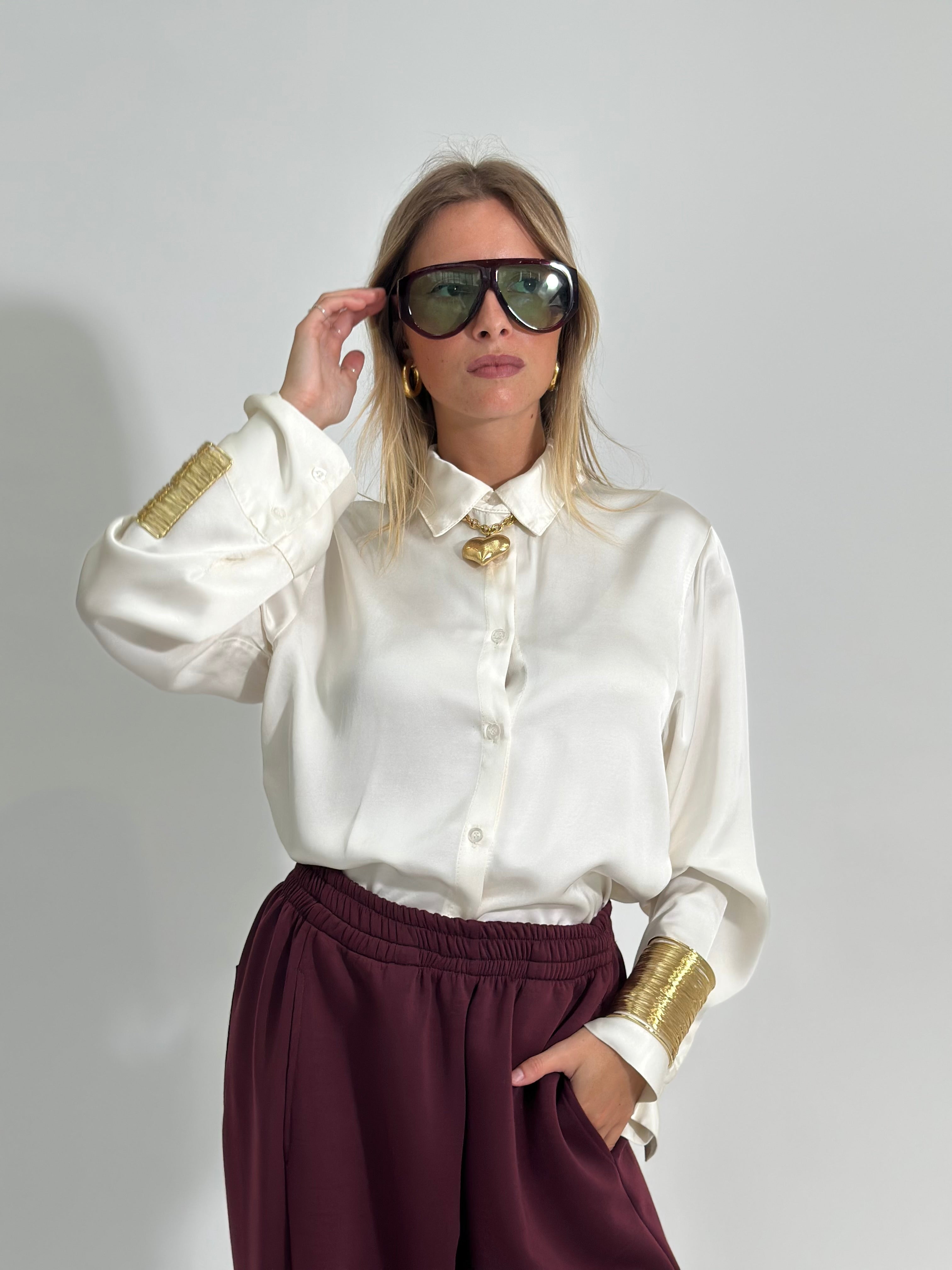 Camicia cupro 5579 PANNA