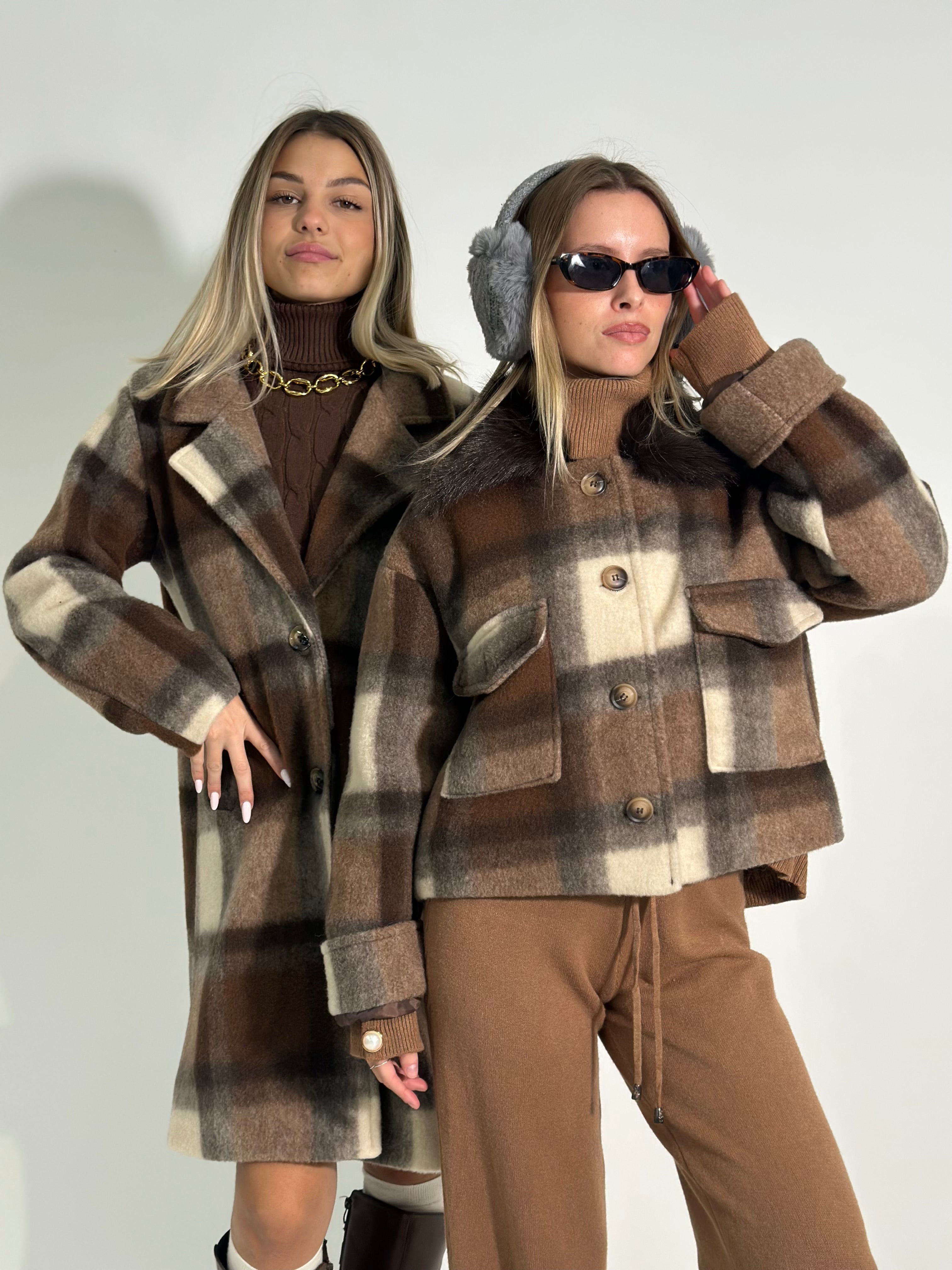 Cappottino crop G2125 MORO