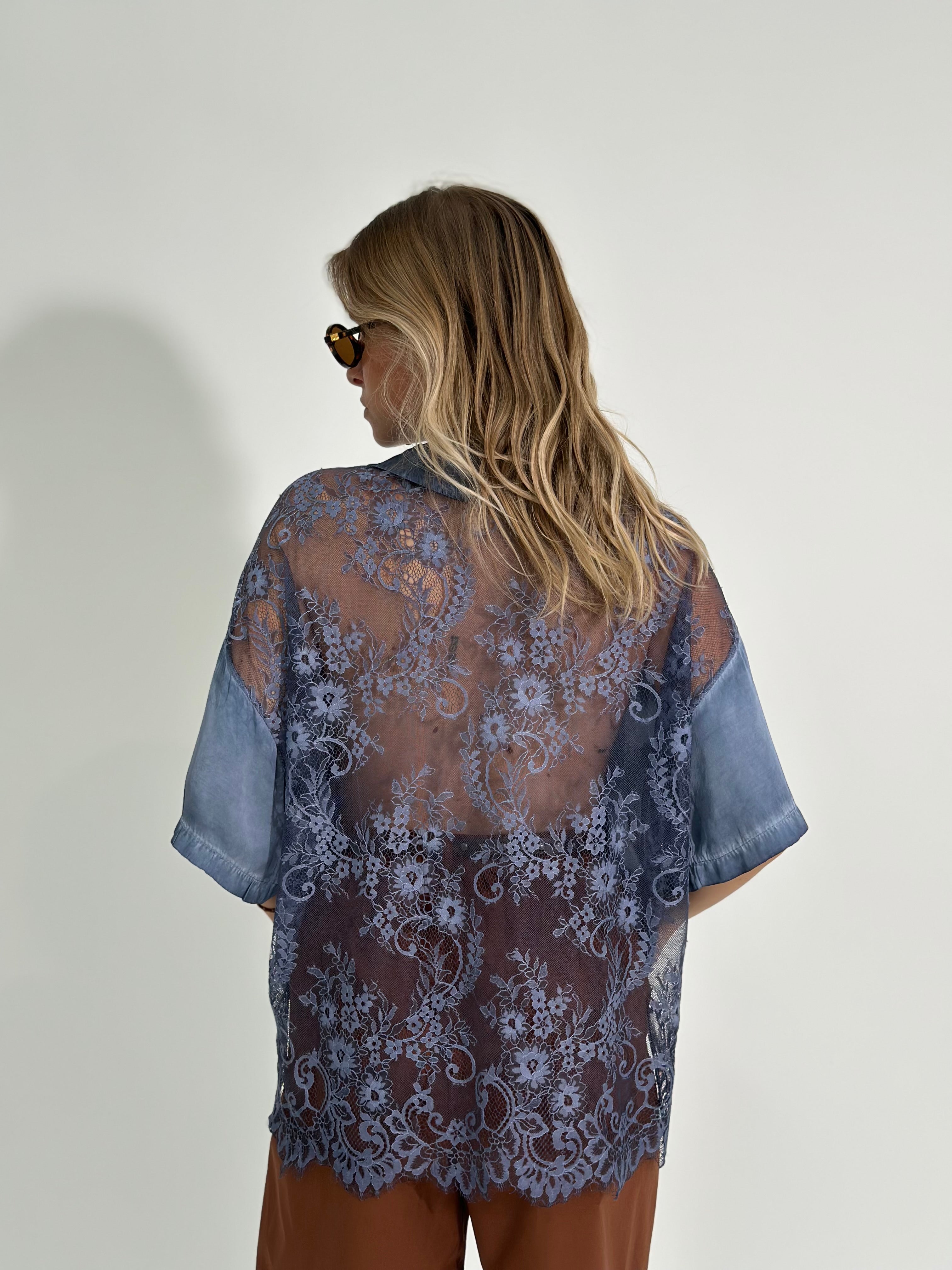 Camicia pizzo 10674