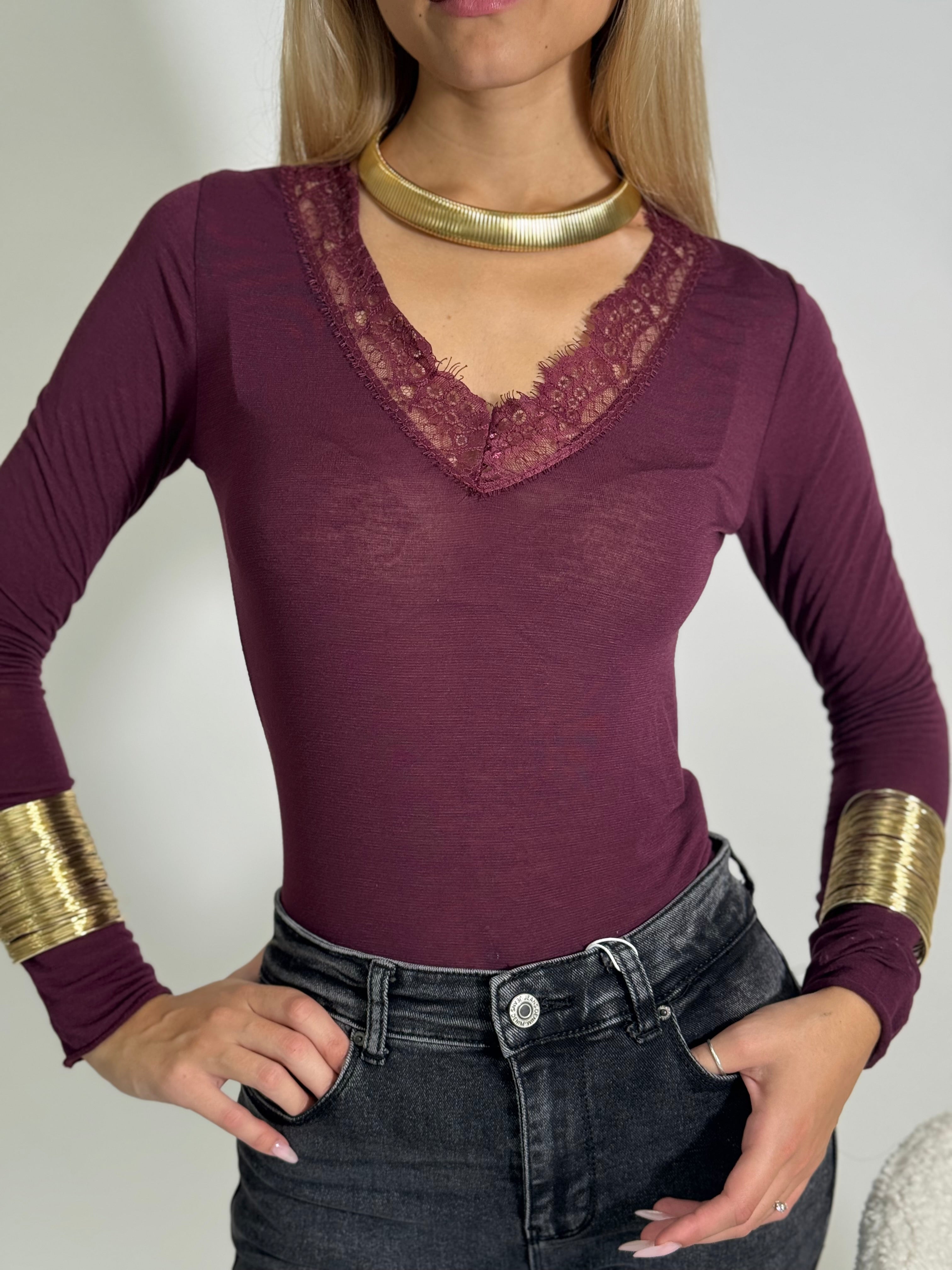Maglia light cashmere pizzo 26546A
