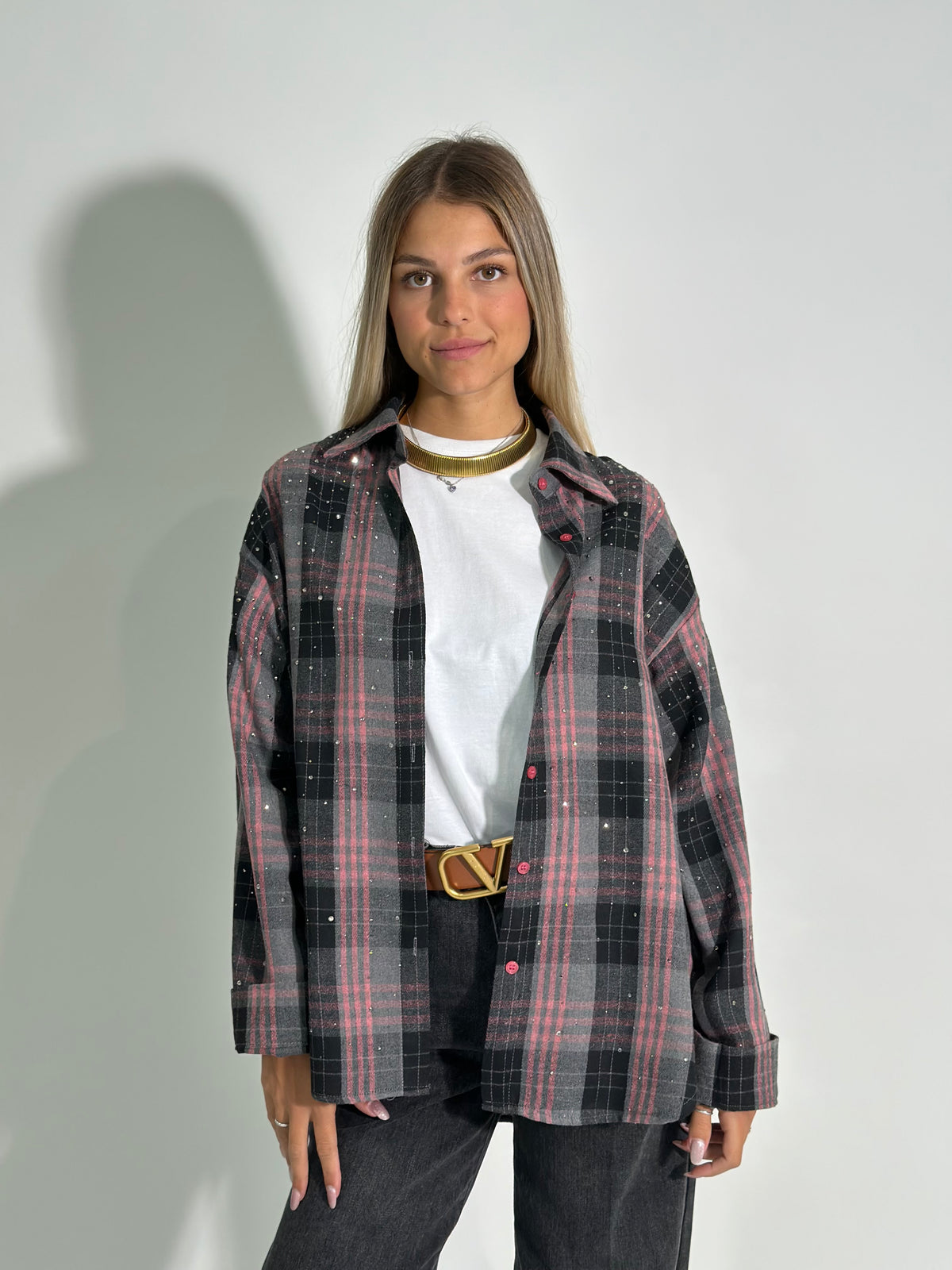 Camicia a quadri star 1420 ROSA