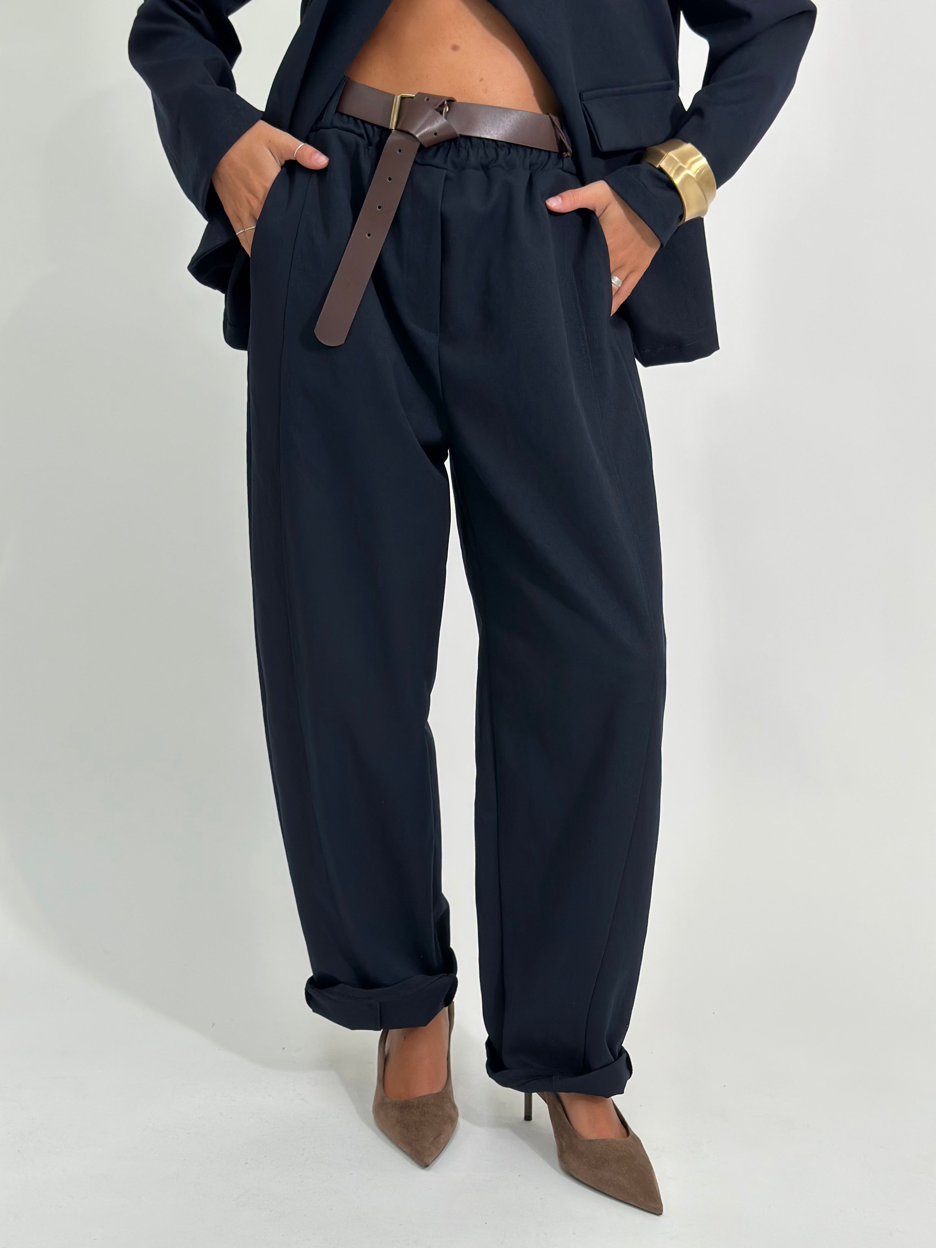 Pantalone baloon 28775 blu