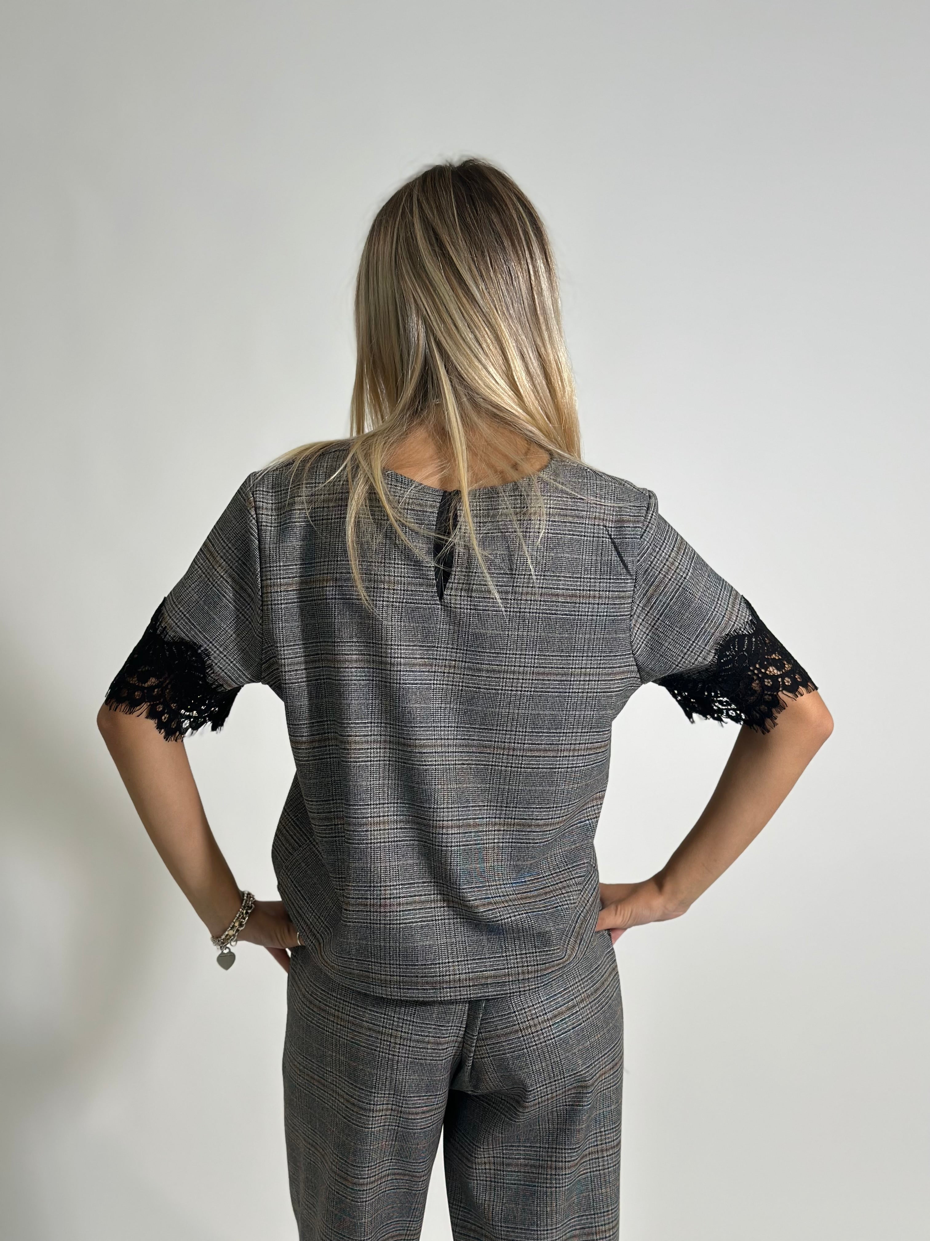 Completo madras 6753 GRIGIO