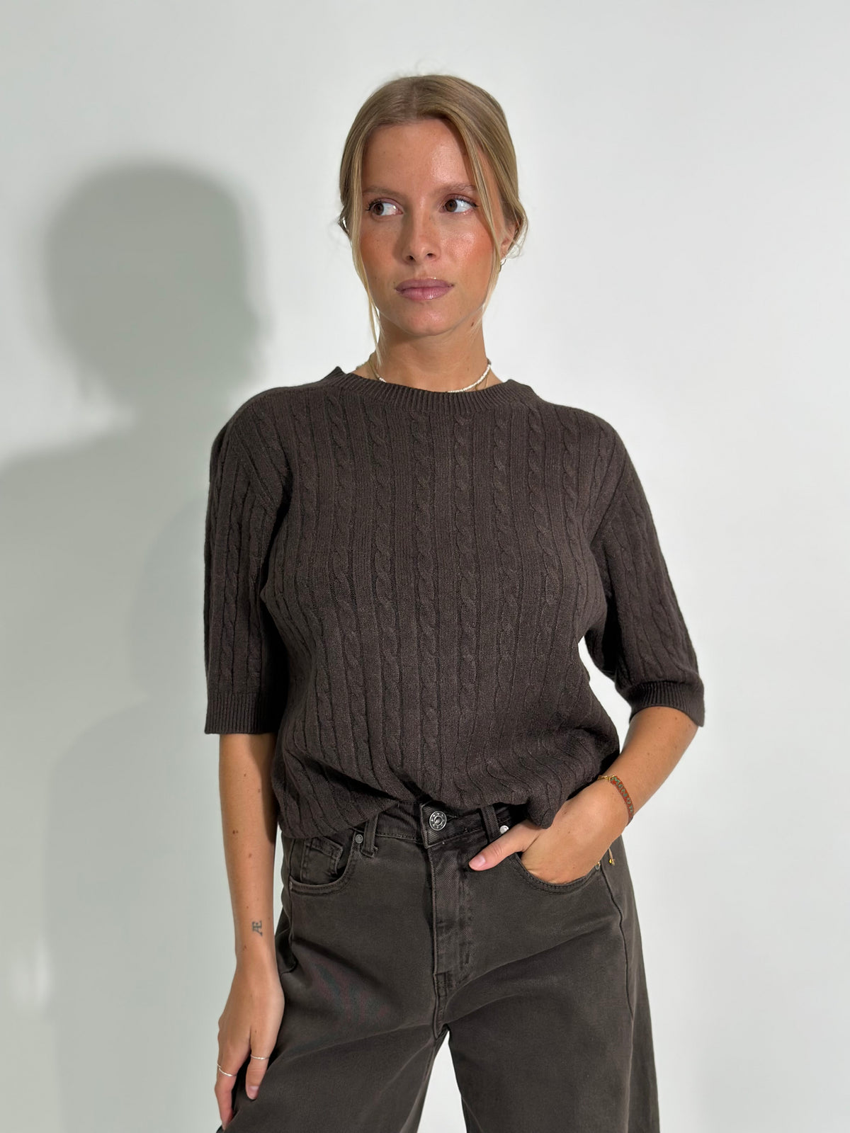 Maglia trecce 6040