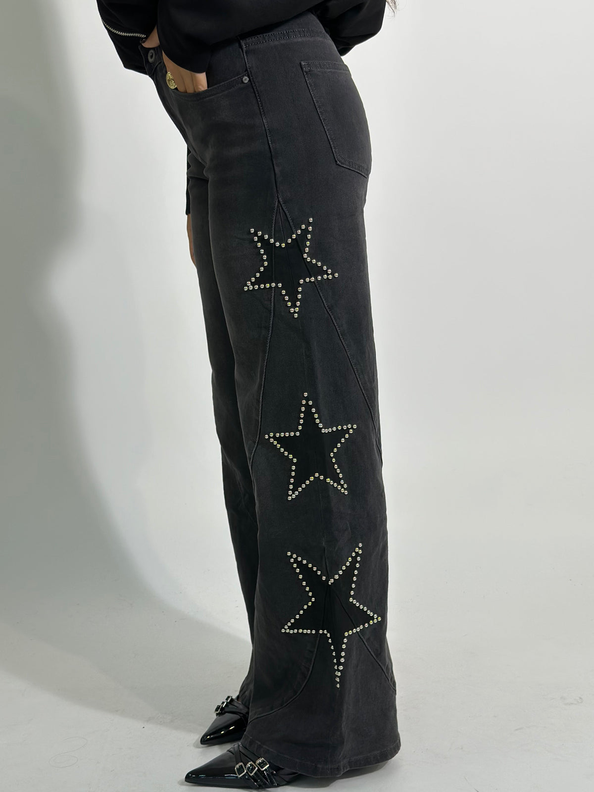 Jeans Stella 3D-9393 GREY