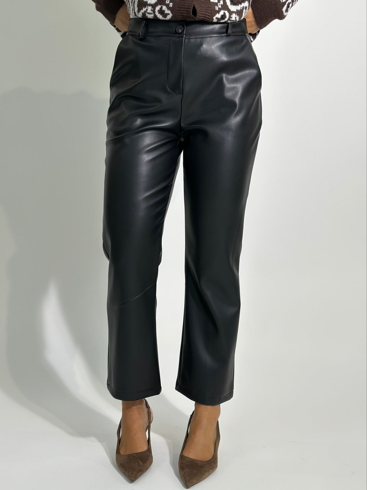 Pantalone ecopelle 7287