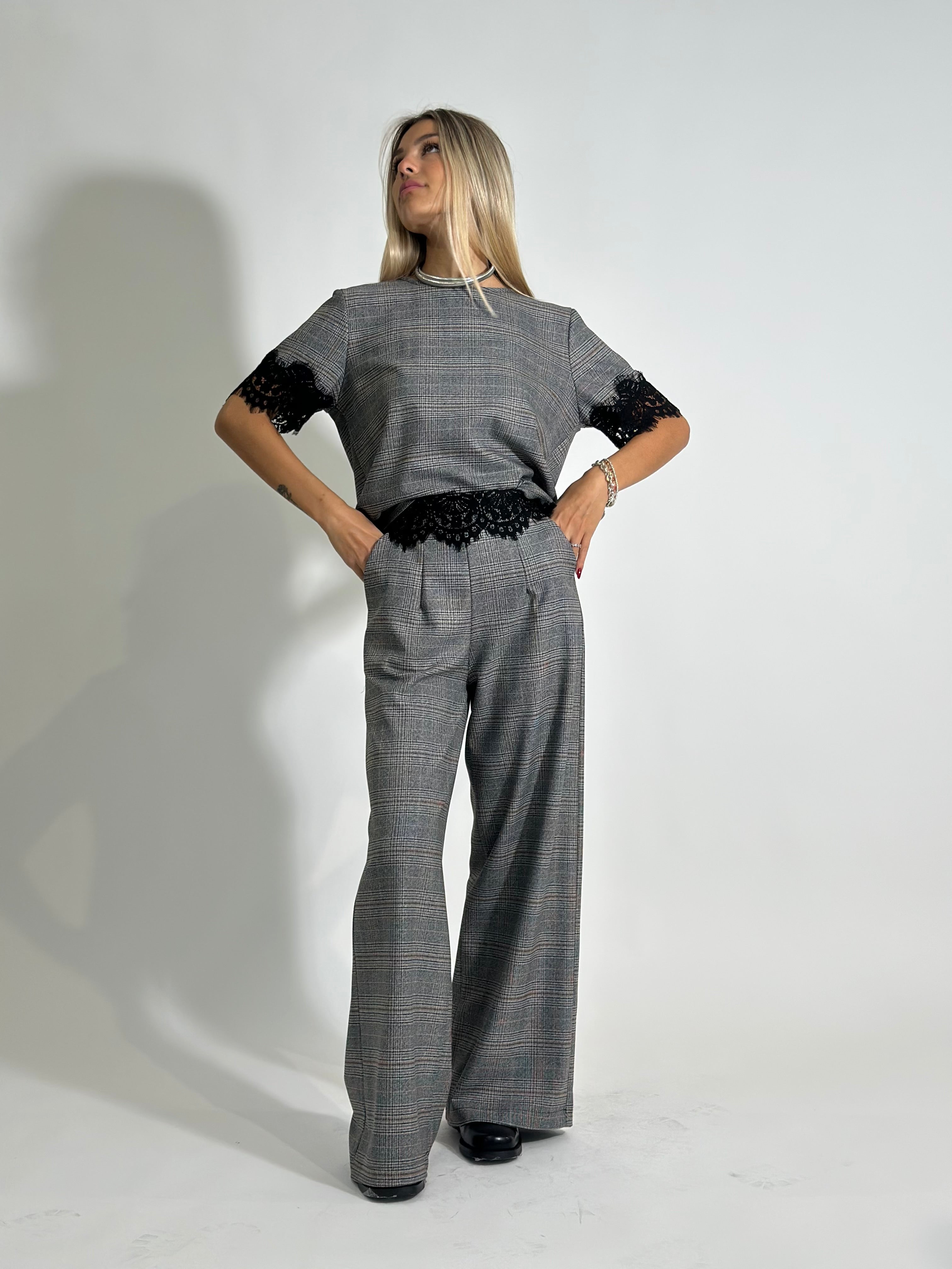 Completo madras 6753 GRIGIO