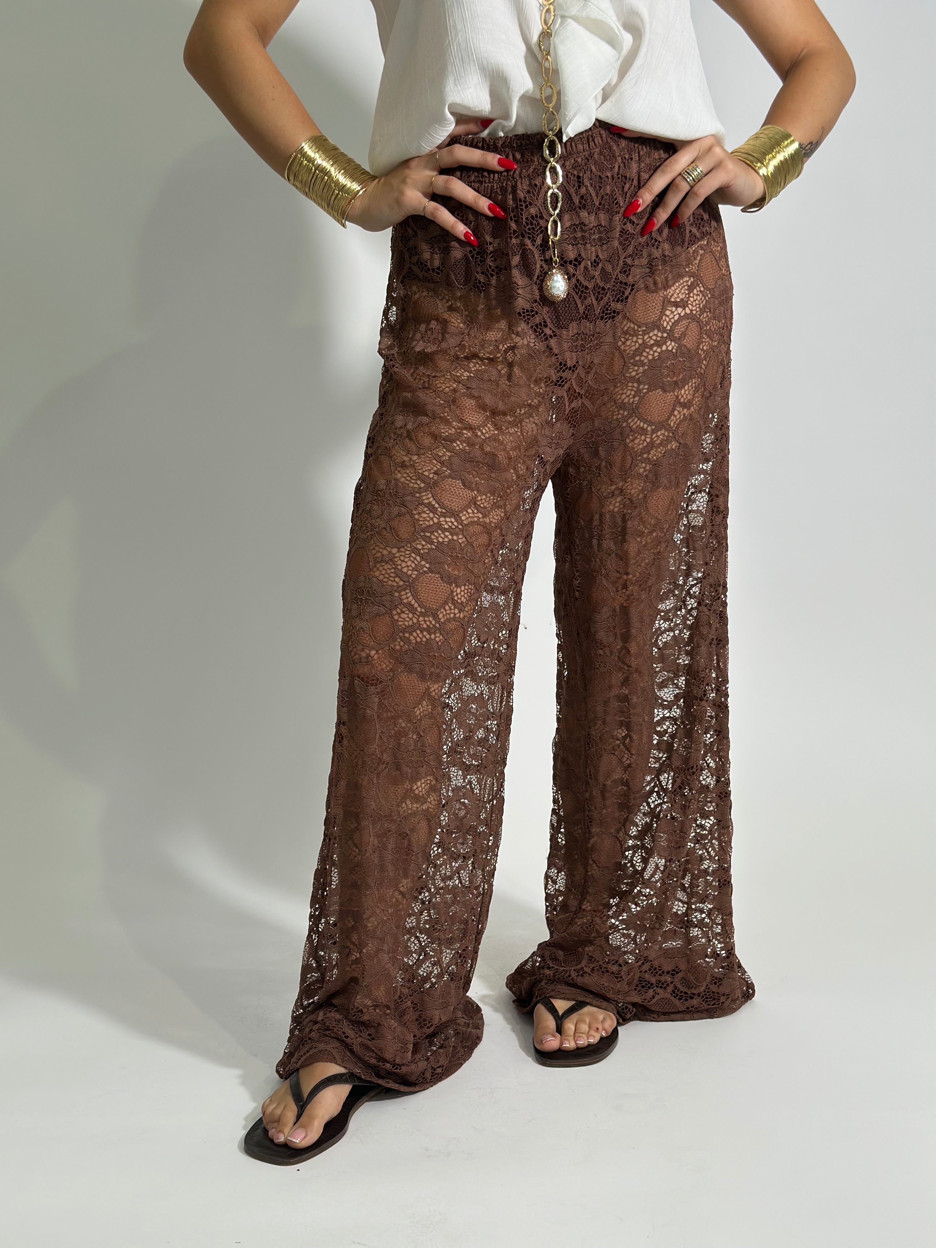 Pantalone pizzo 3149 BROWN