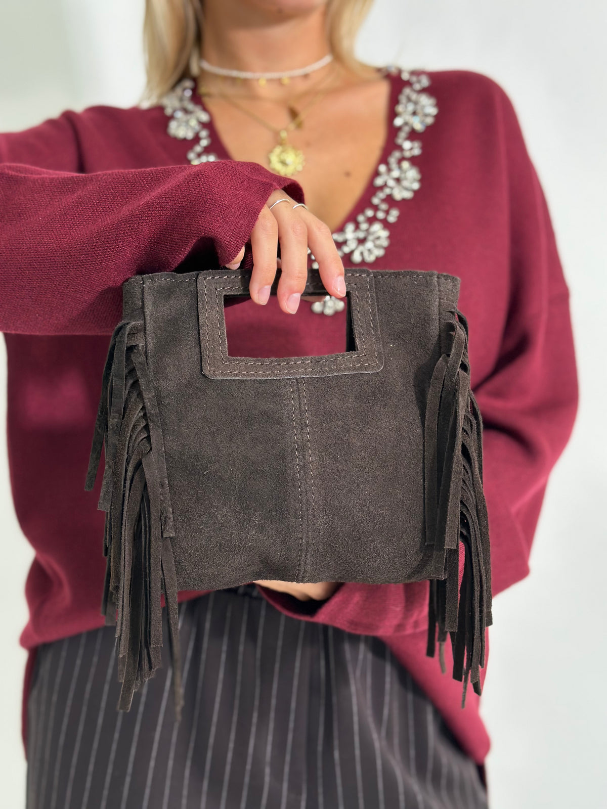 Mini bag vera pelle