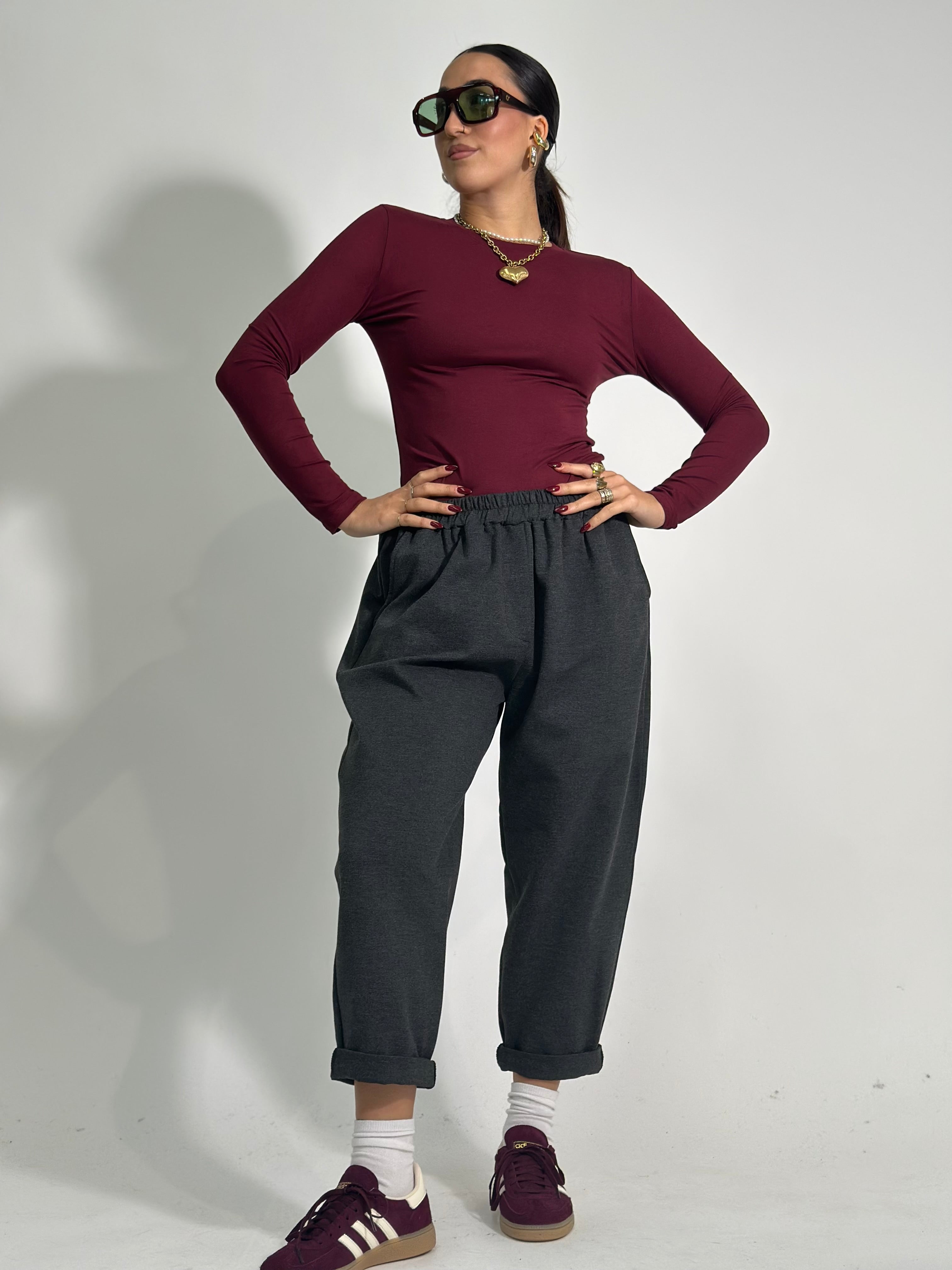 Pantalone confort 9869 GRIGIO