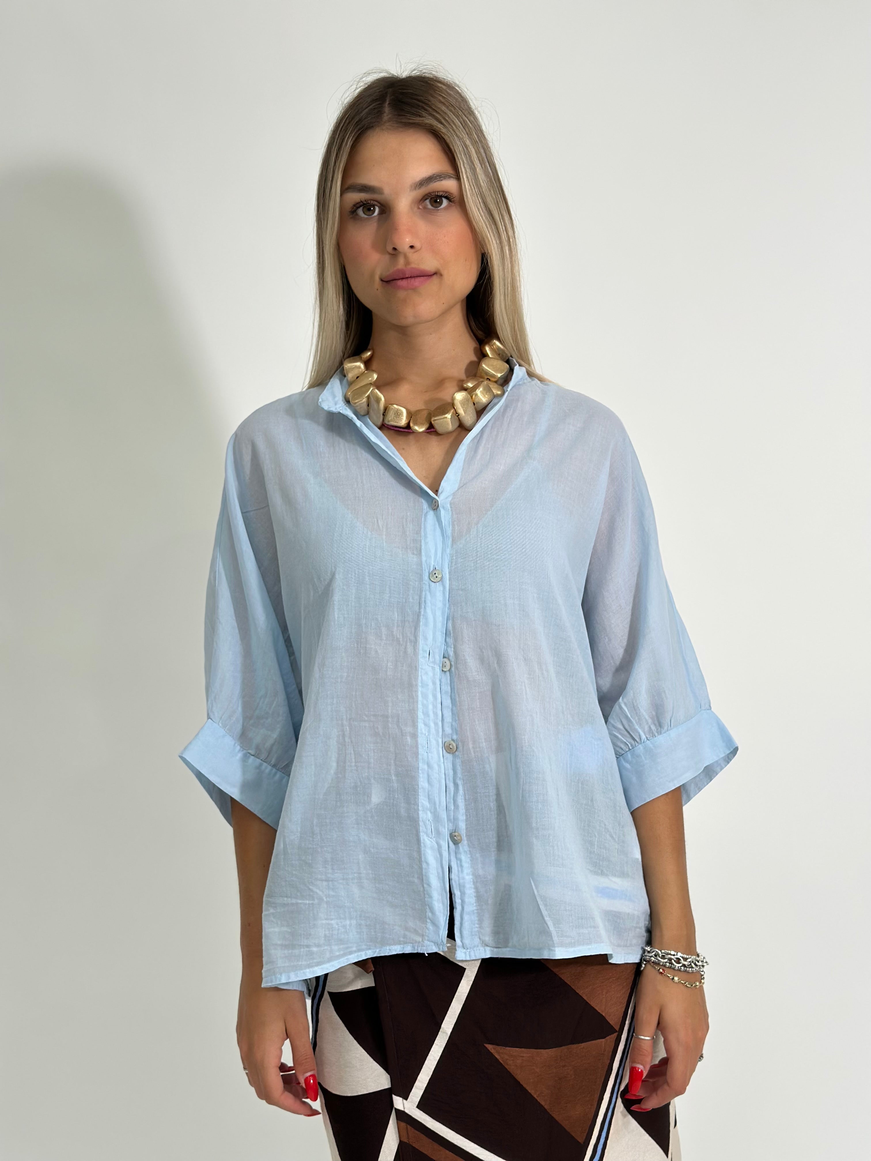 Camicia scatoletta 5568 AZZURRO