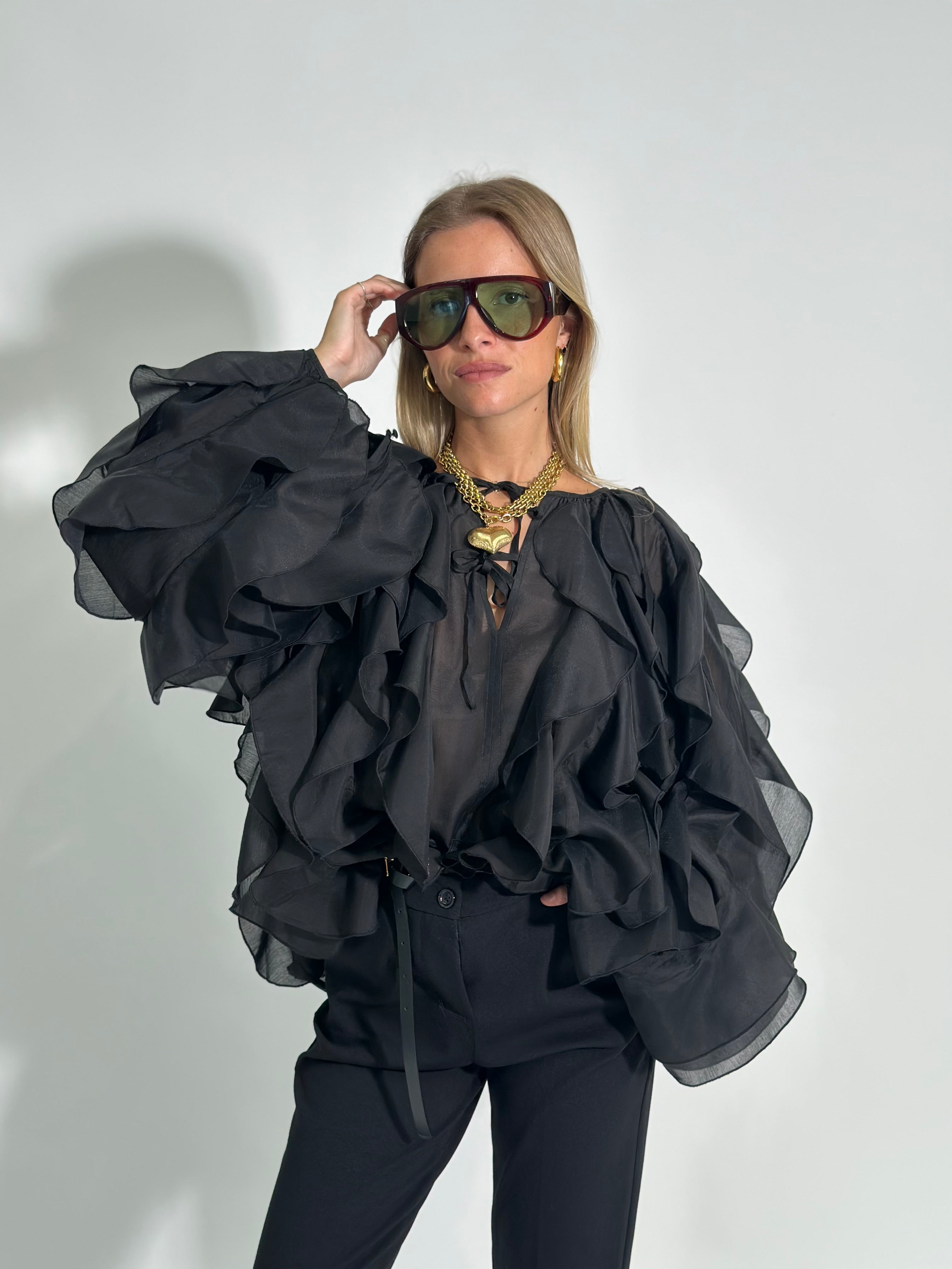 Camicia rouge 305 NERO