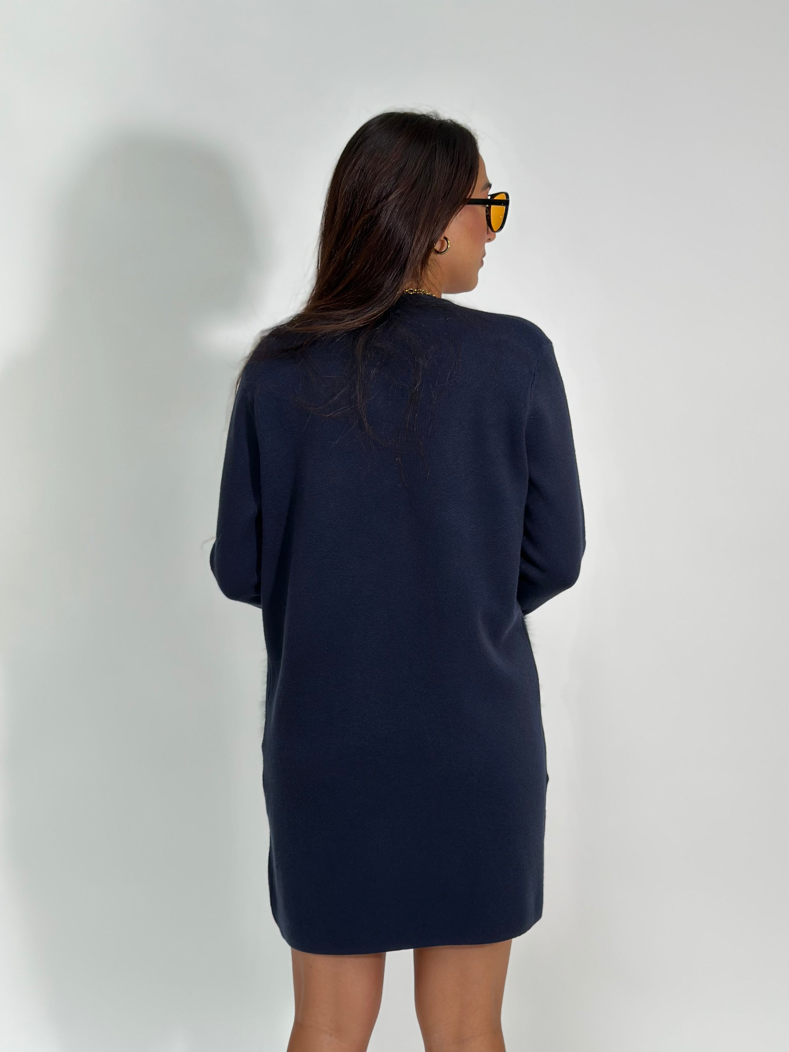 Cardigan tasche 60669 BLU