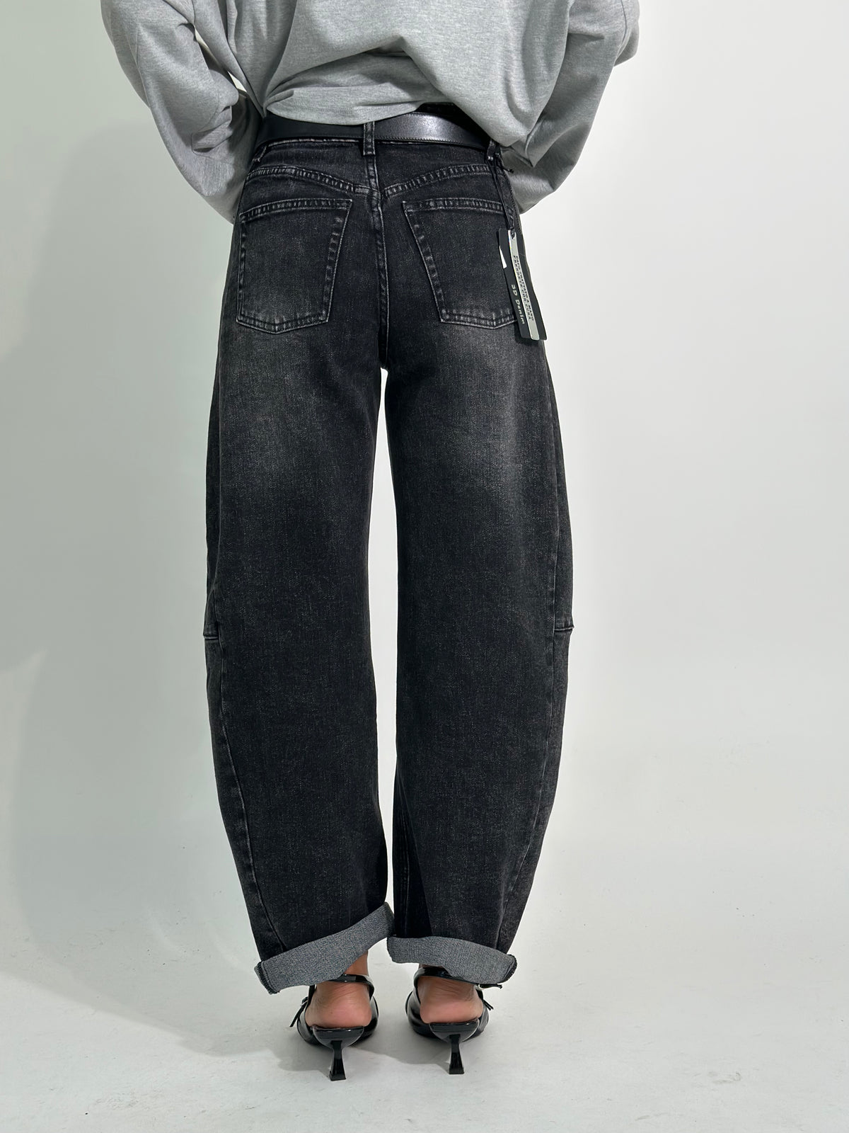 Jeans barrel 9278 BLACK
