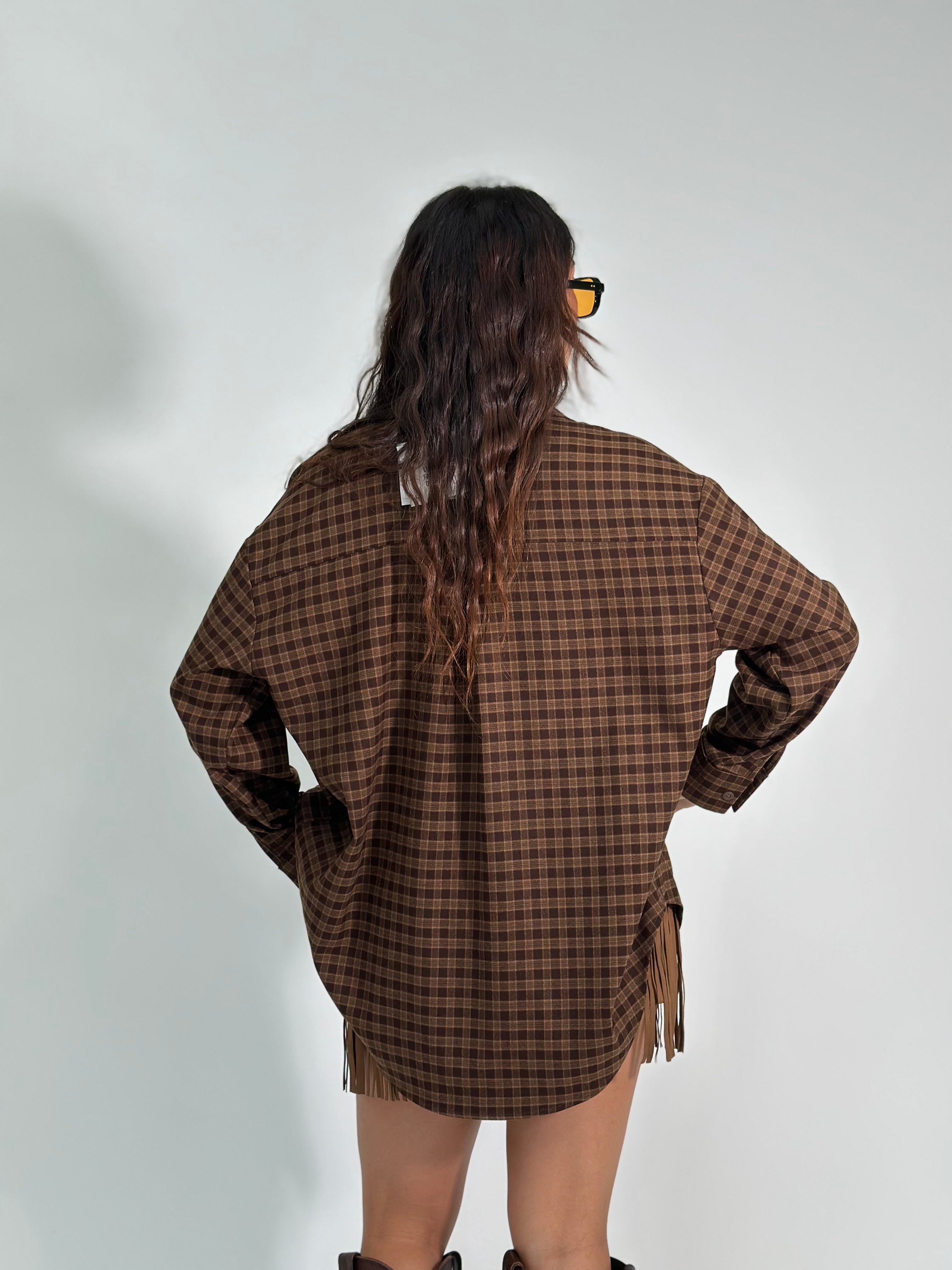 Camicia madras 17176 MORO