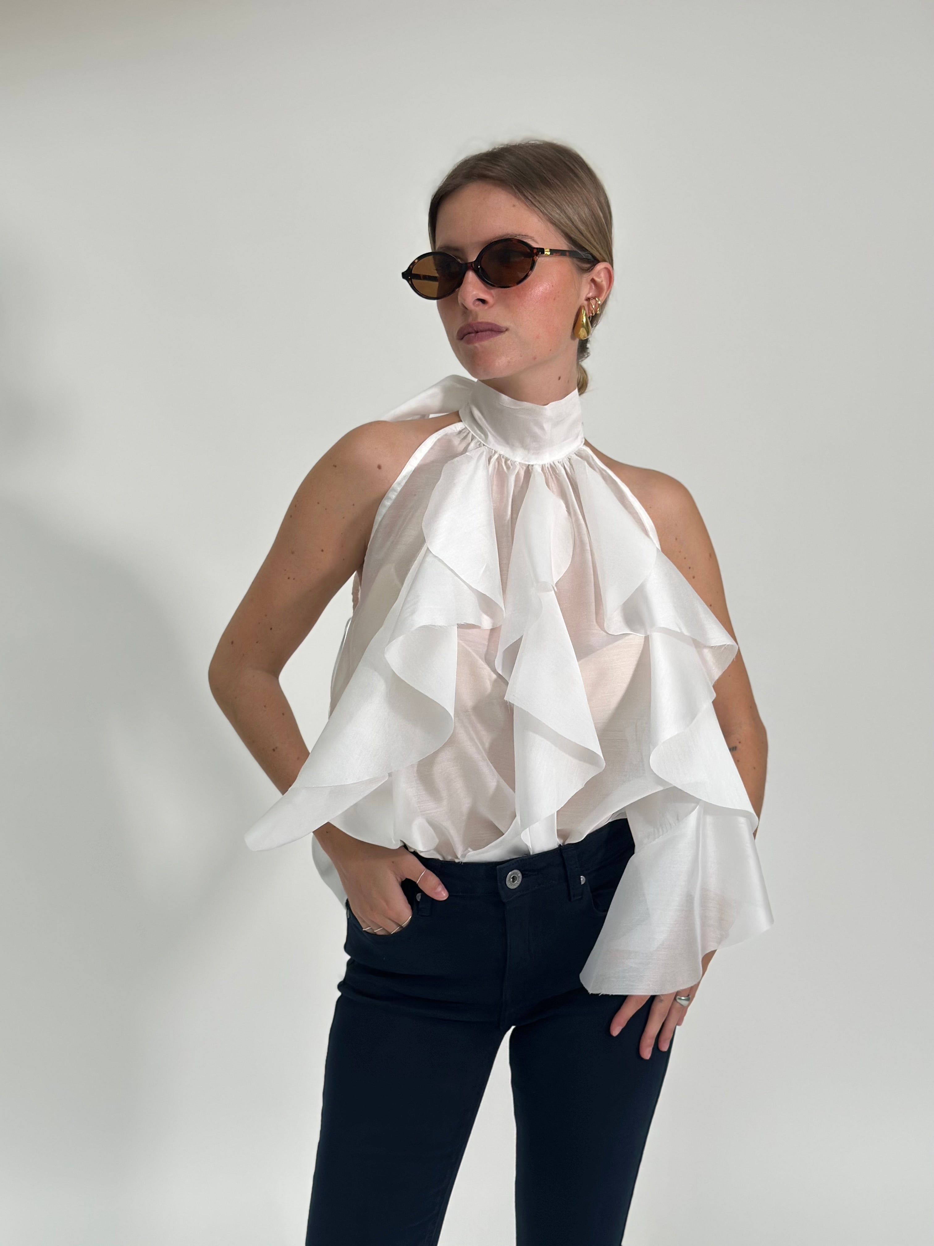 Top rouge 4529 BIANCO