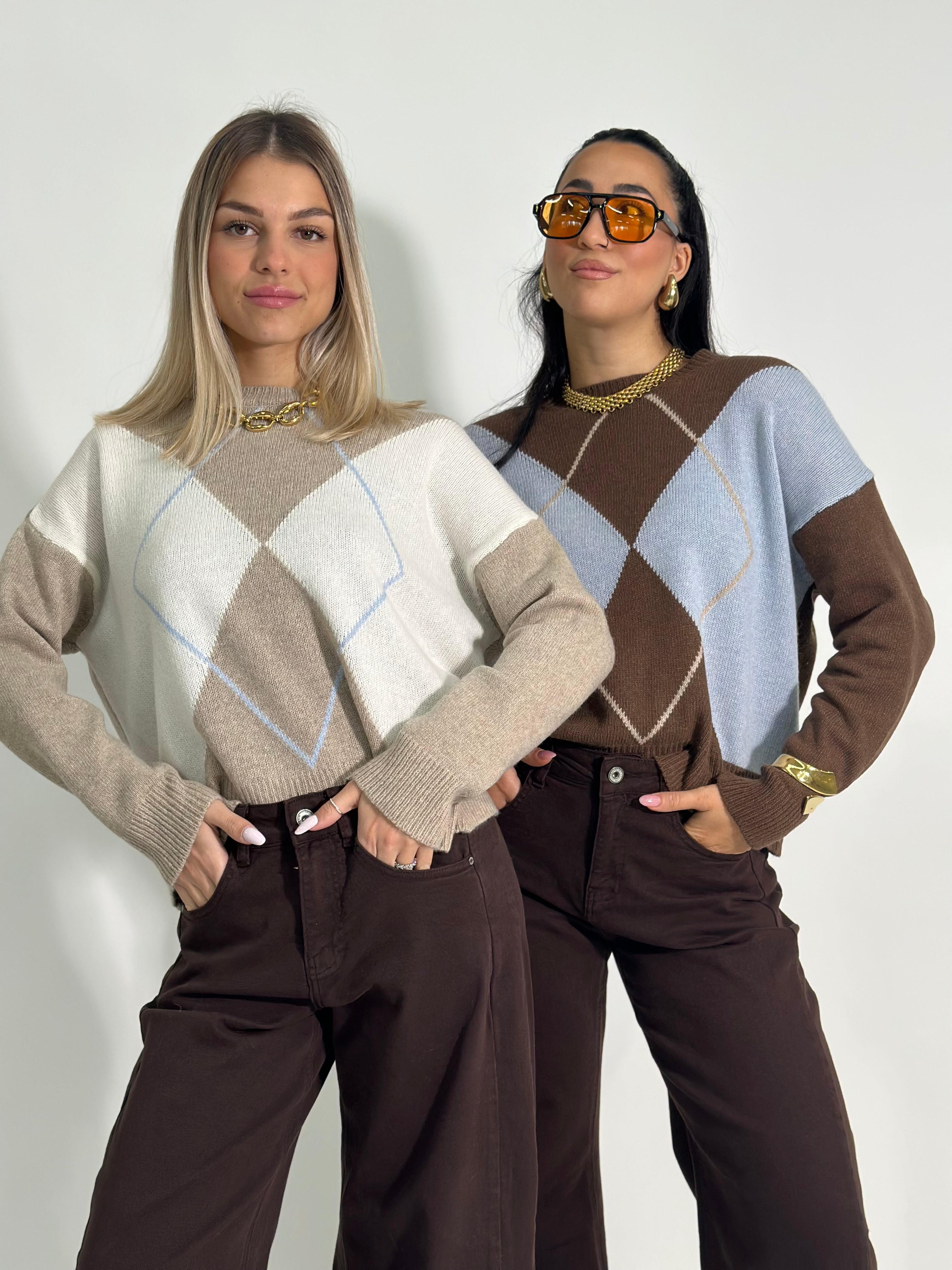 Maglia geo 6665 PANNA