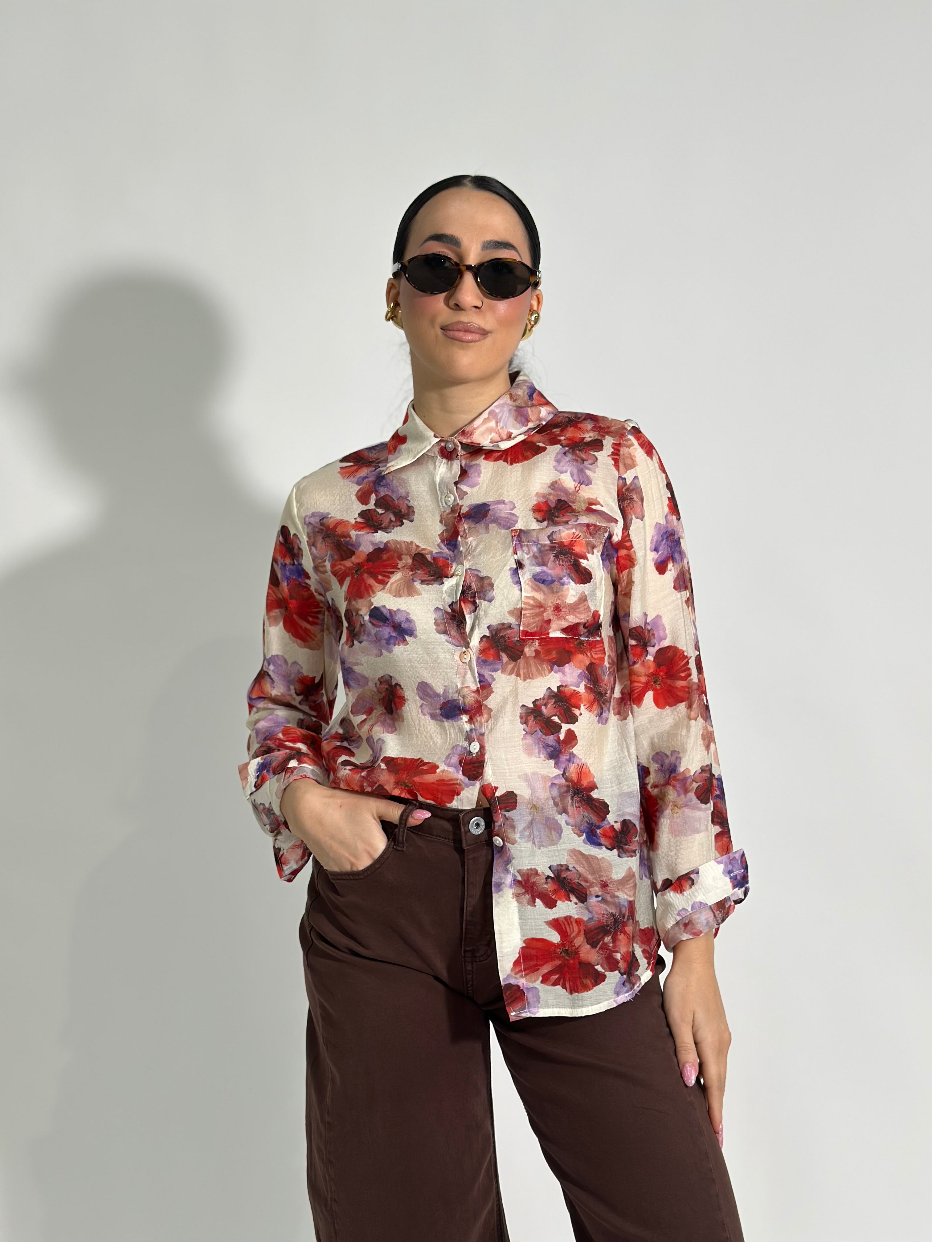 Camicia flowers 1502
