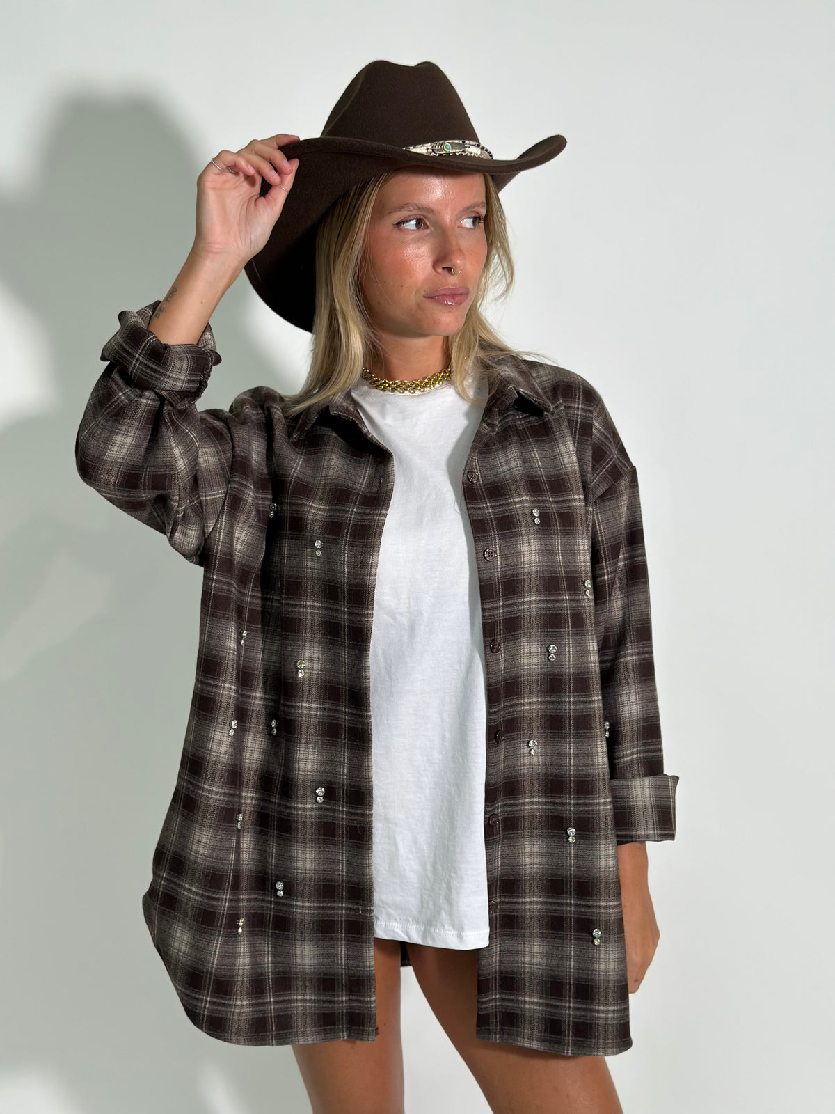 Camicia check gioiello 16277