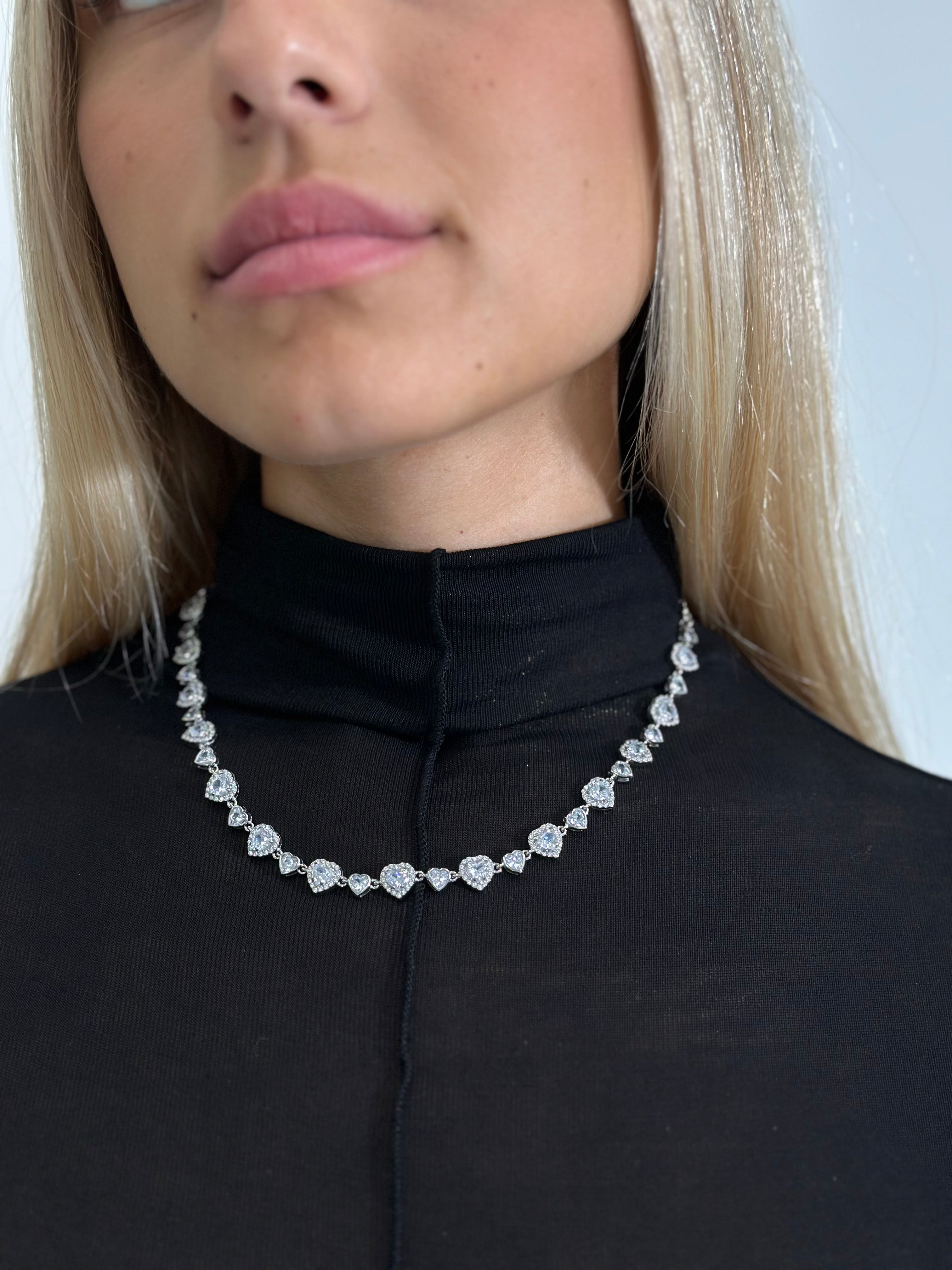 Choker SV cuore 8881