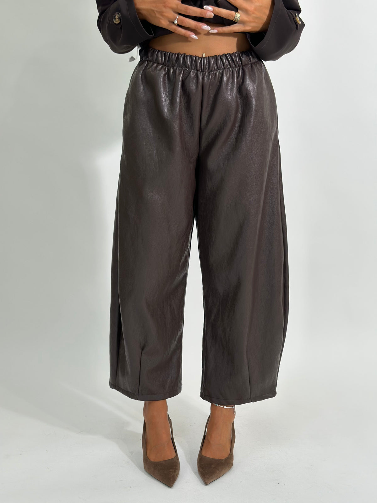 Pantalone ecopelle 67625