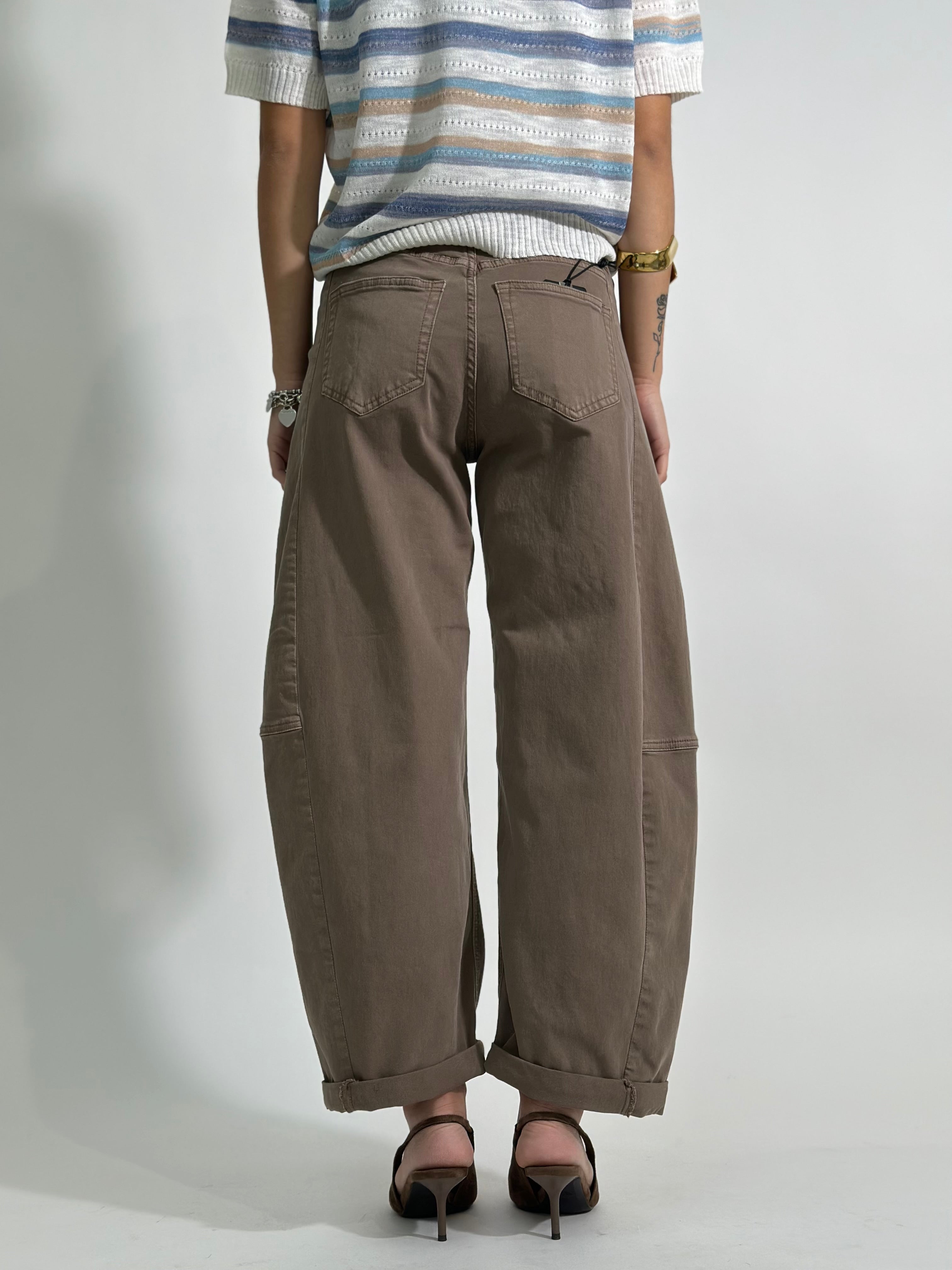 Jeans baloon NEW 8072 TAUPE
