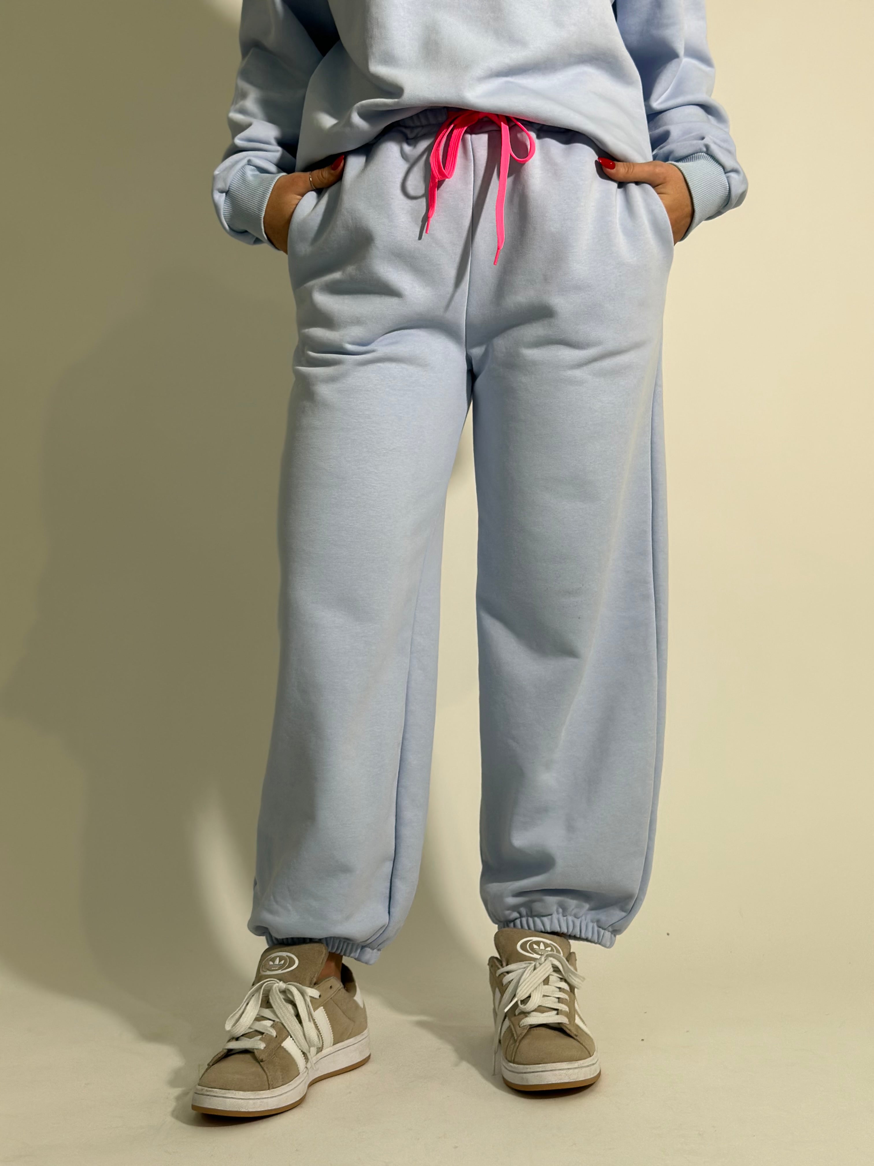 Pantalone felpa coulisse fluo 0058