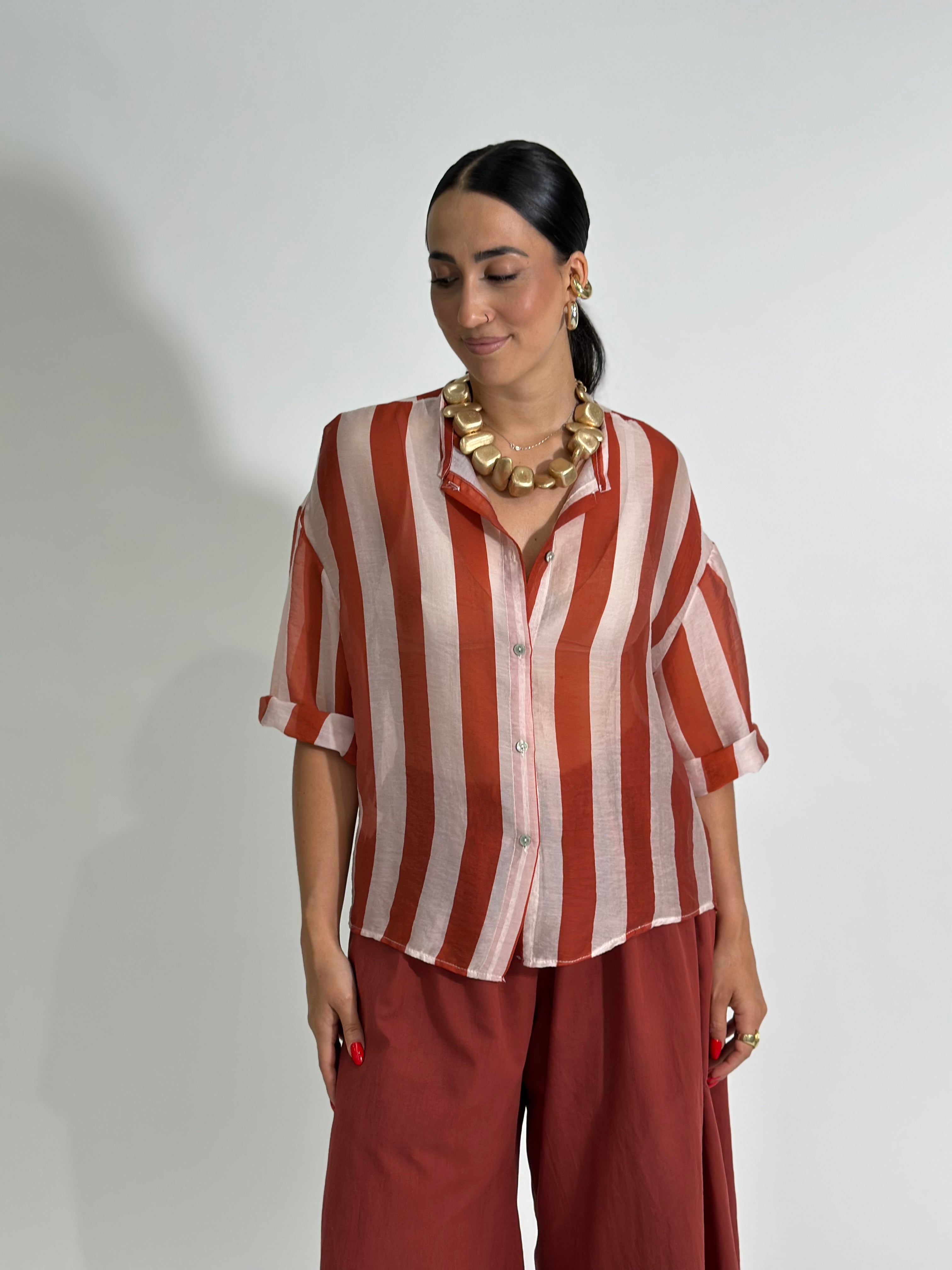 Camicia mood 2907 MATTONE