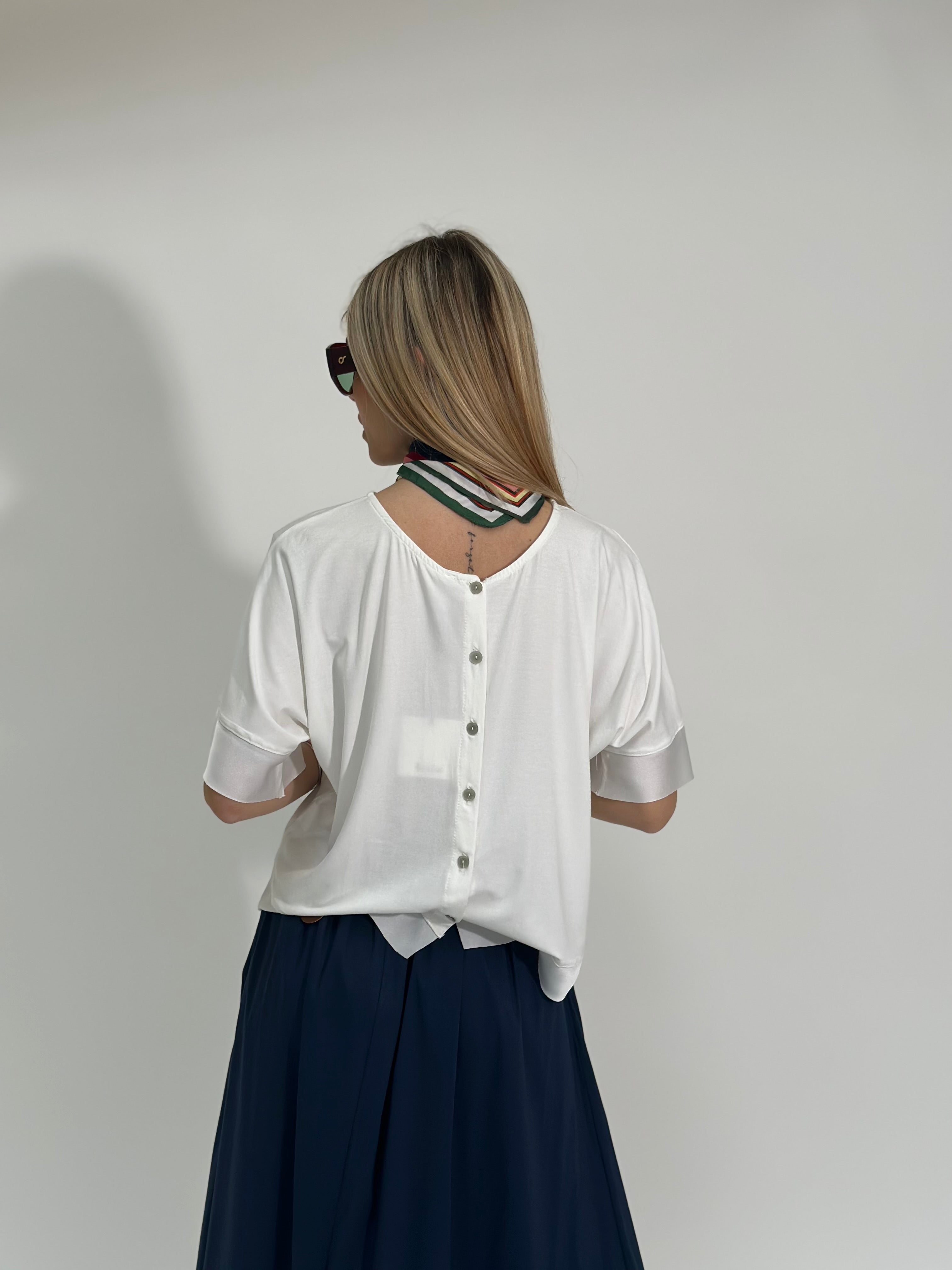 Maglia profilo raso 26564 BIANCO