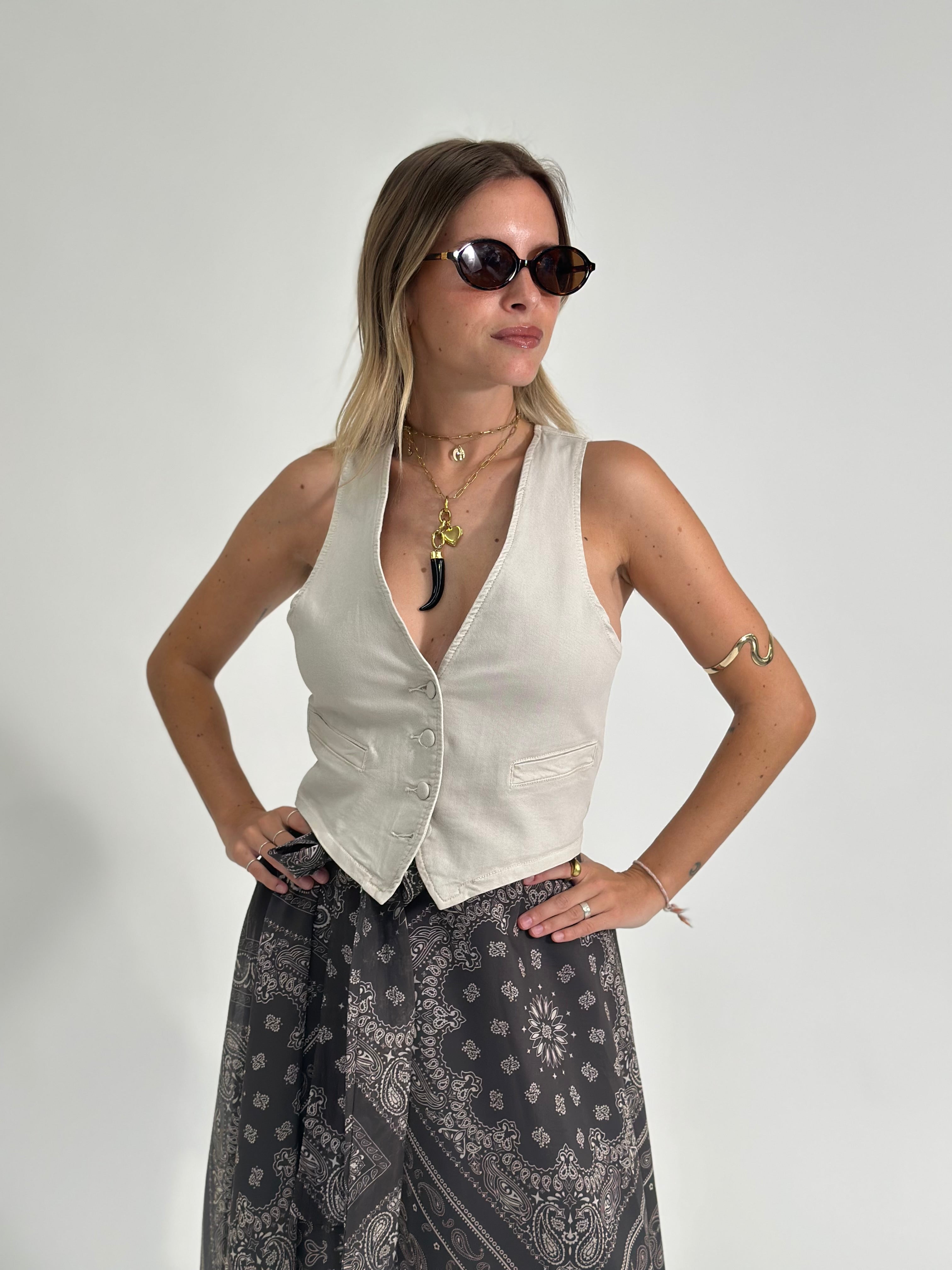 Gilet 9608 BEIGE
