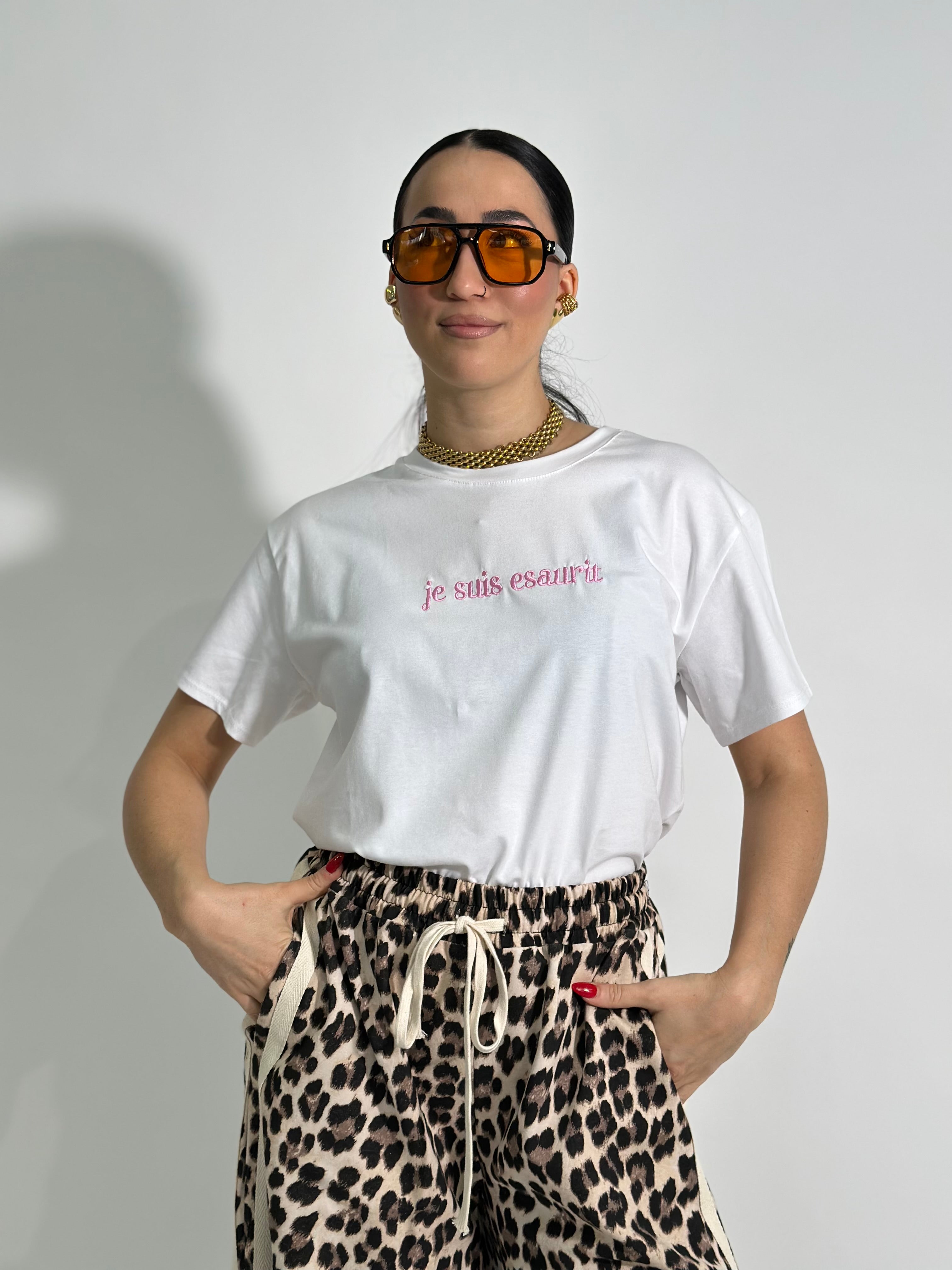 T-shirt "je suis esaurit" 301-8 PROMO 3+1 OMAGGIO