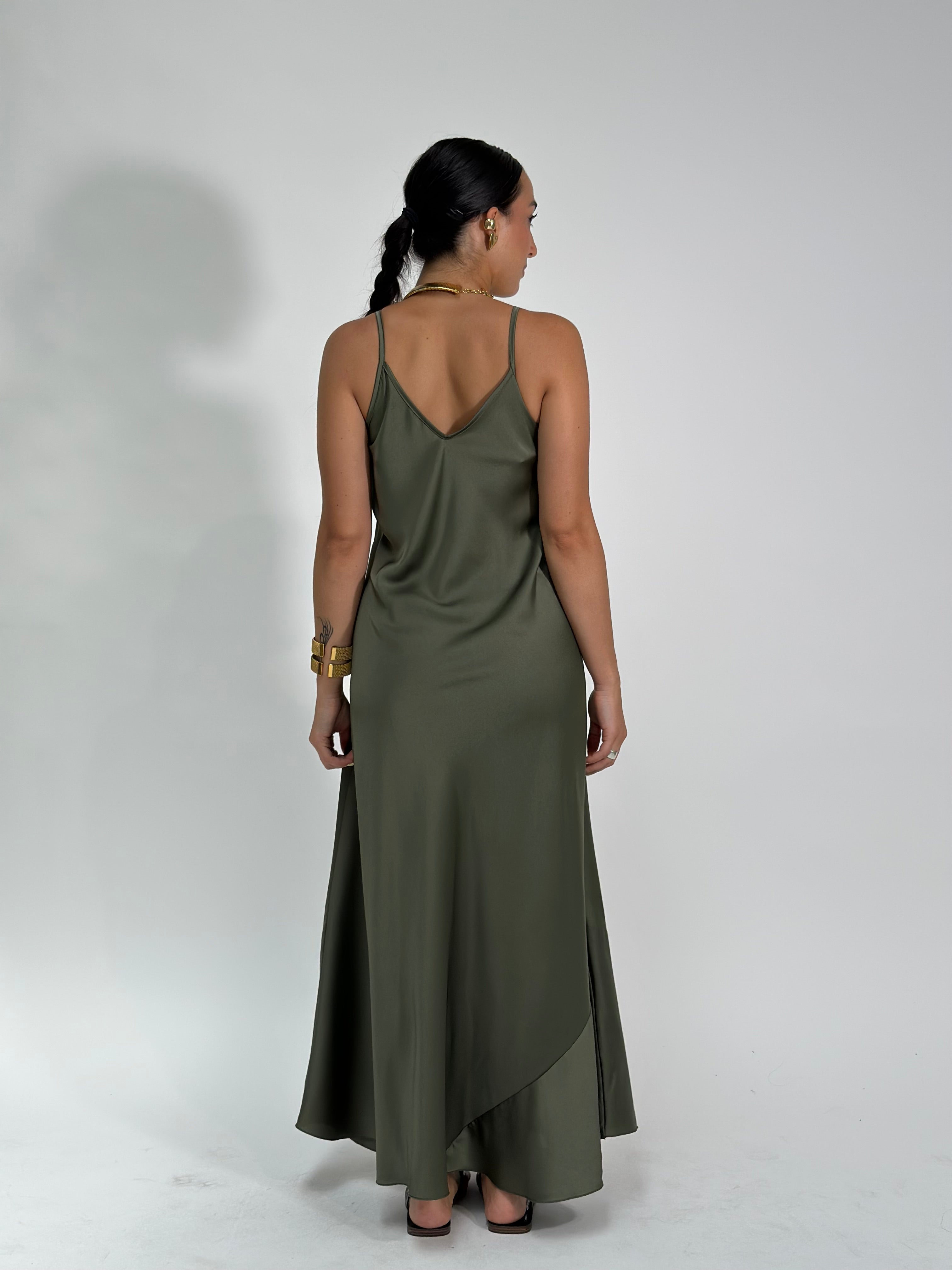 Abito sottoveste satin 2060